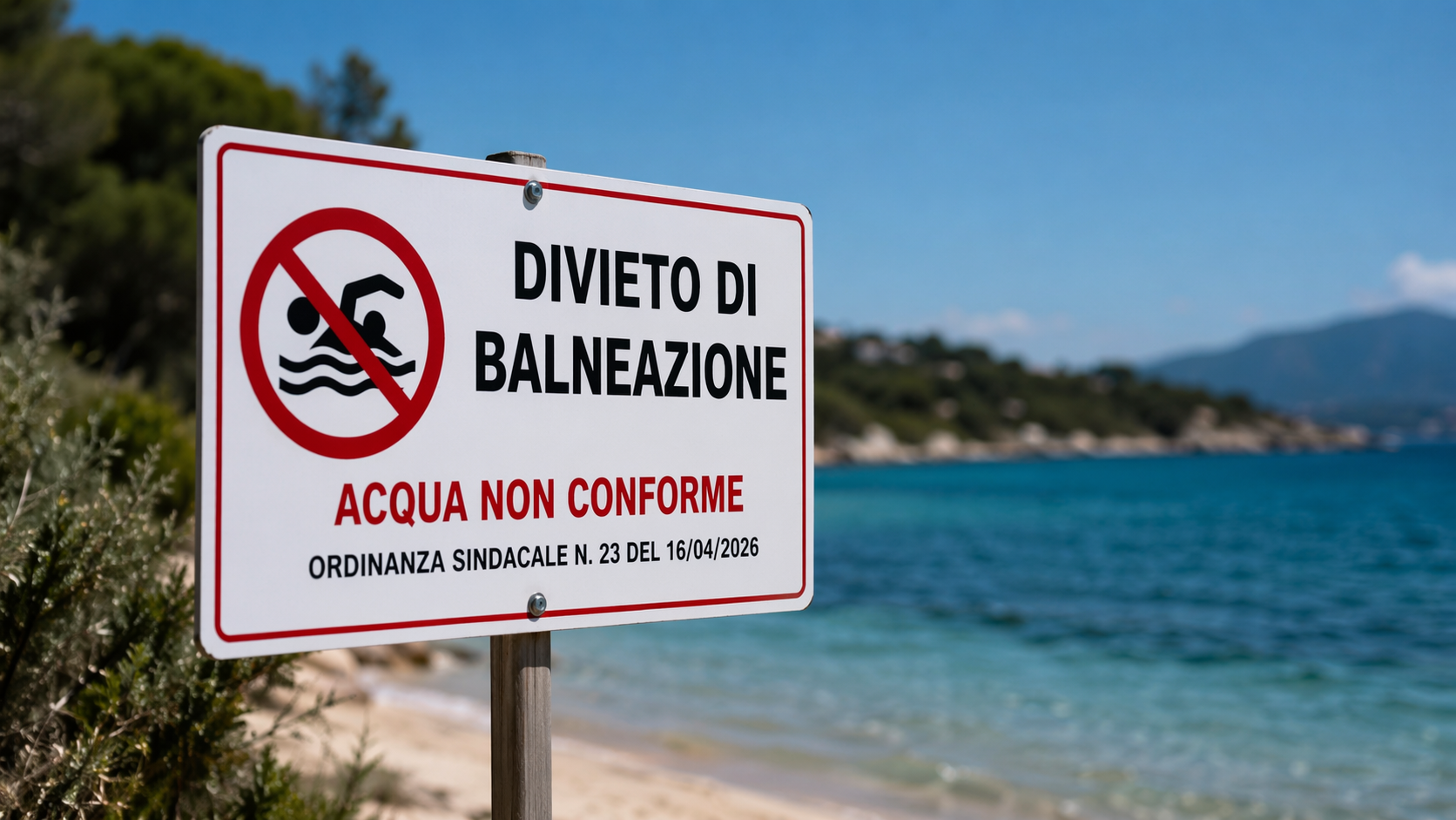 Olbia, divieto temporaneo di balneazione a La Cannita: acqua fuori norma