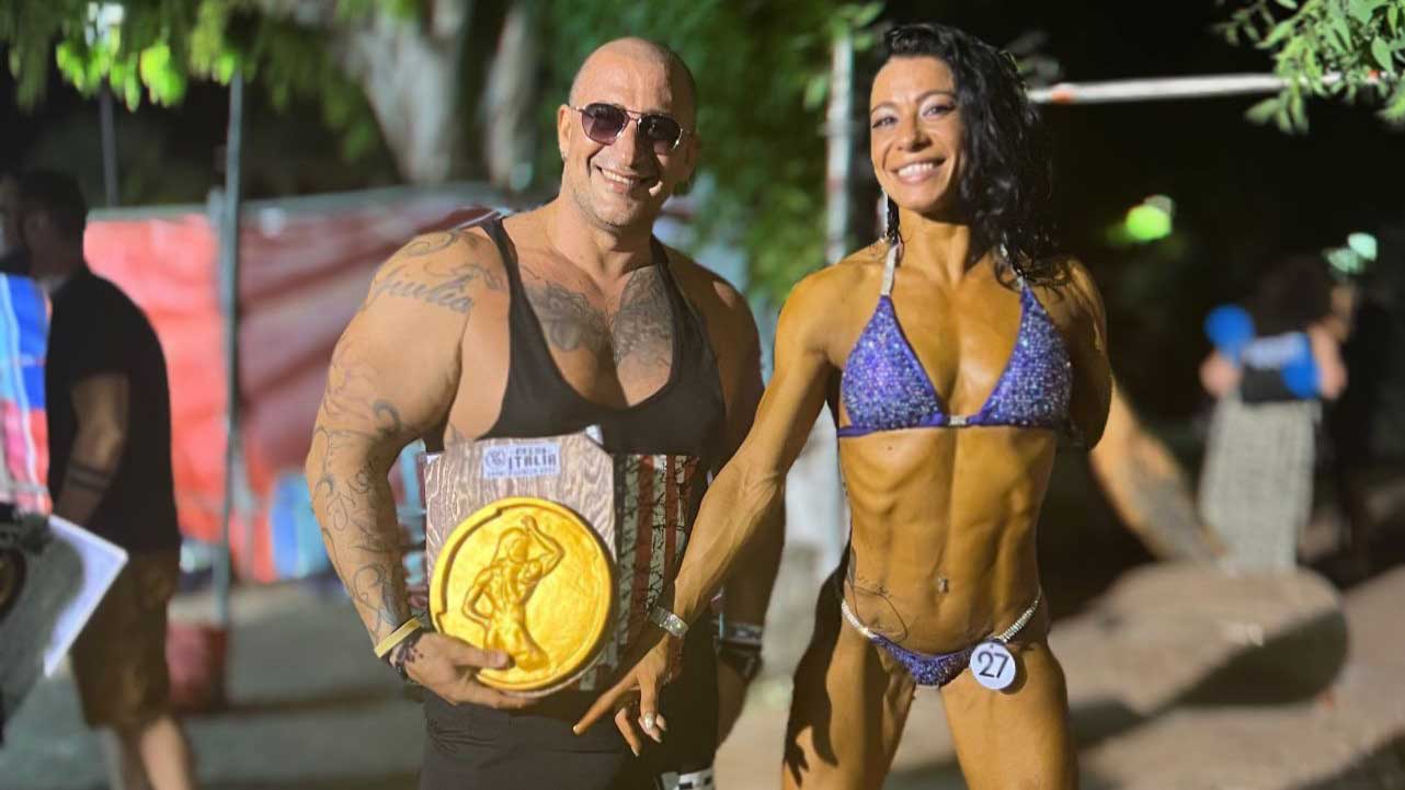 Olbia, Domenica Eretta sul tetto del mondo: campionessa europea di fitness