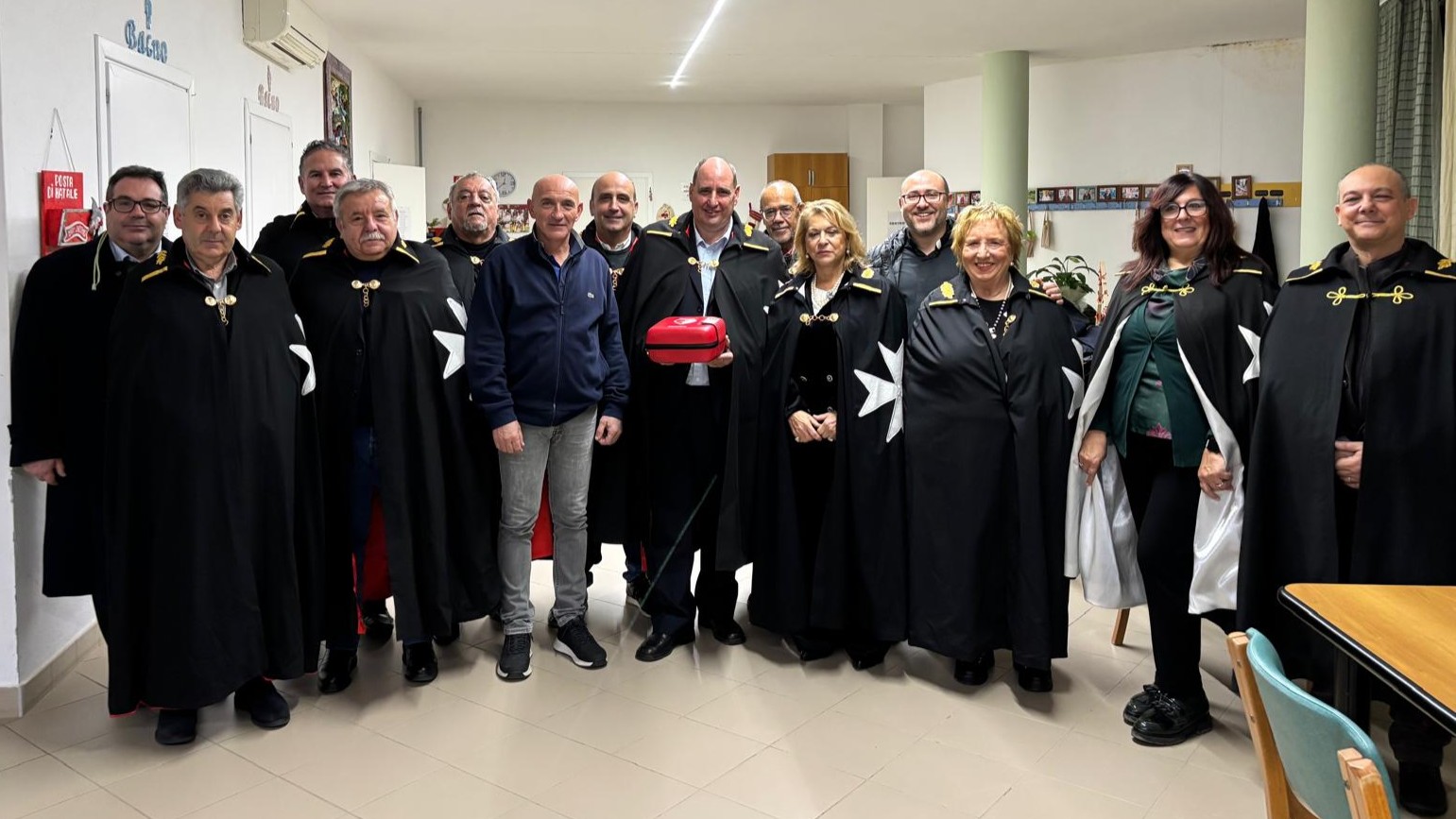 Olbia: la Commenda Terranova di Gallura dona un defibrillatore a Villa Chiara