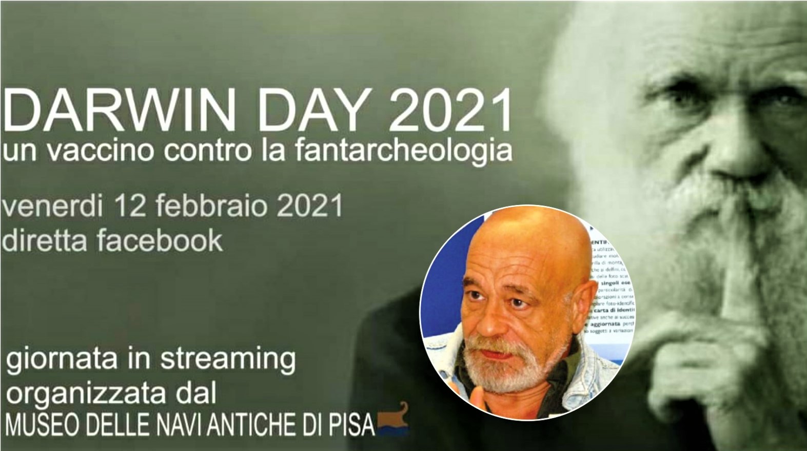 Al Darwin Day di Pisa la fantarcheologia e Rubens D'Oriano