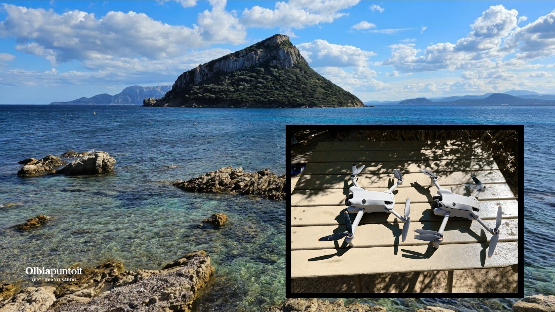 Golfo Aranci: escursionisti trovano due droni a Figarolo
