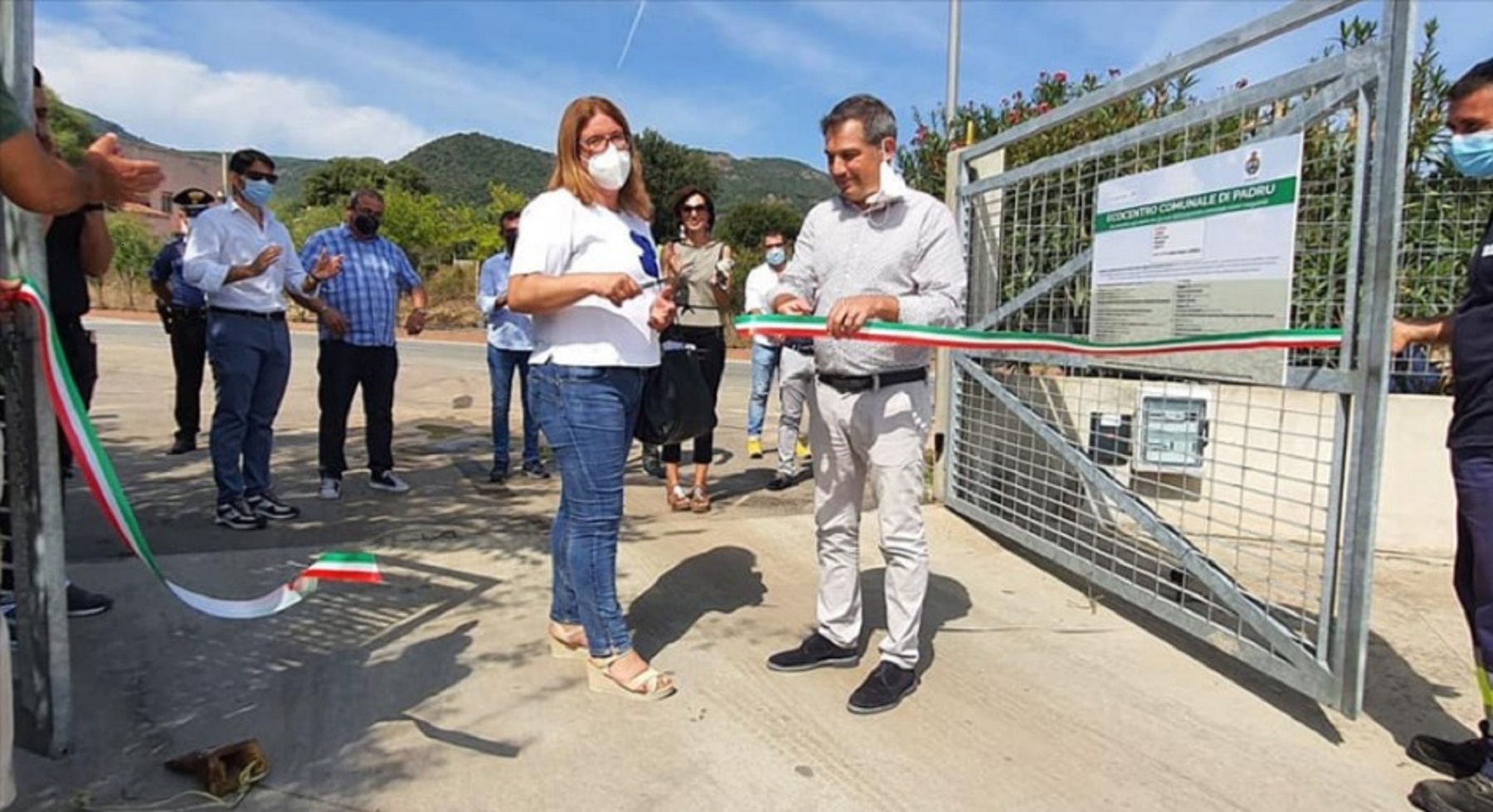 Padru, inaugurato il nuovo Ecocentro comunale