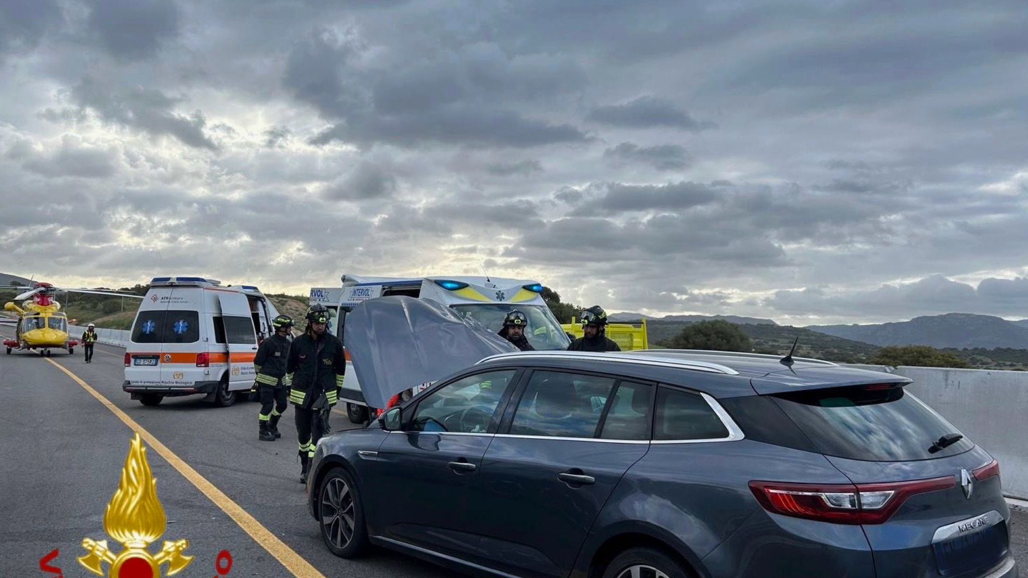 Scontro sulla Olbia-Sassari: diversi i feriti