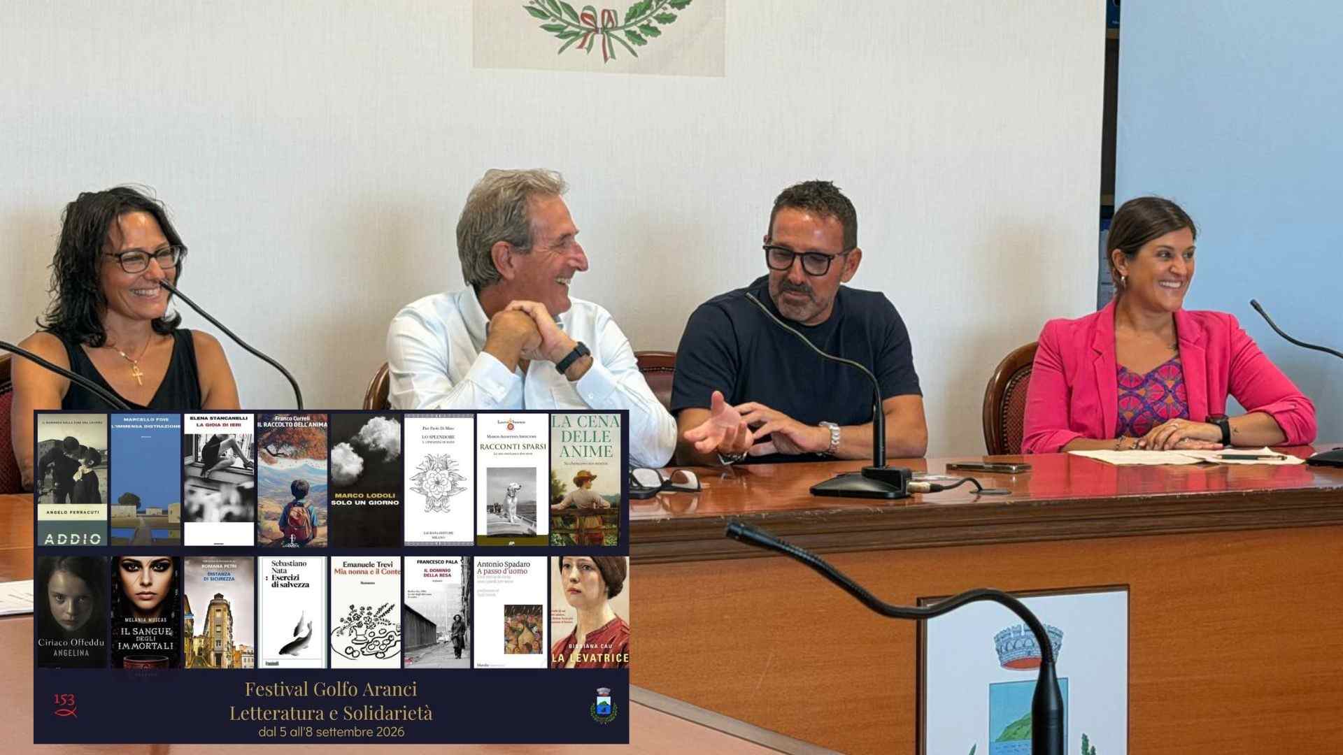 Golfo Aranci, 16 autori sul lungomare: presentato il Festival che unisce letteratura e solidarietà