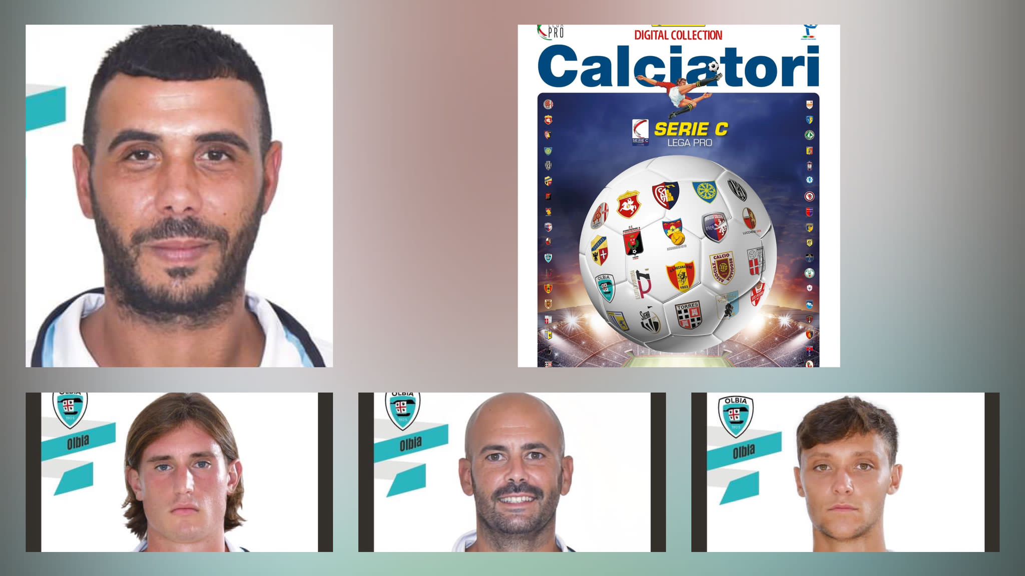 Olbia Calcio: ecco le nuove figurine dei calciatori