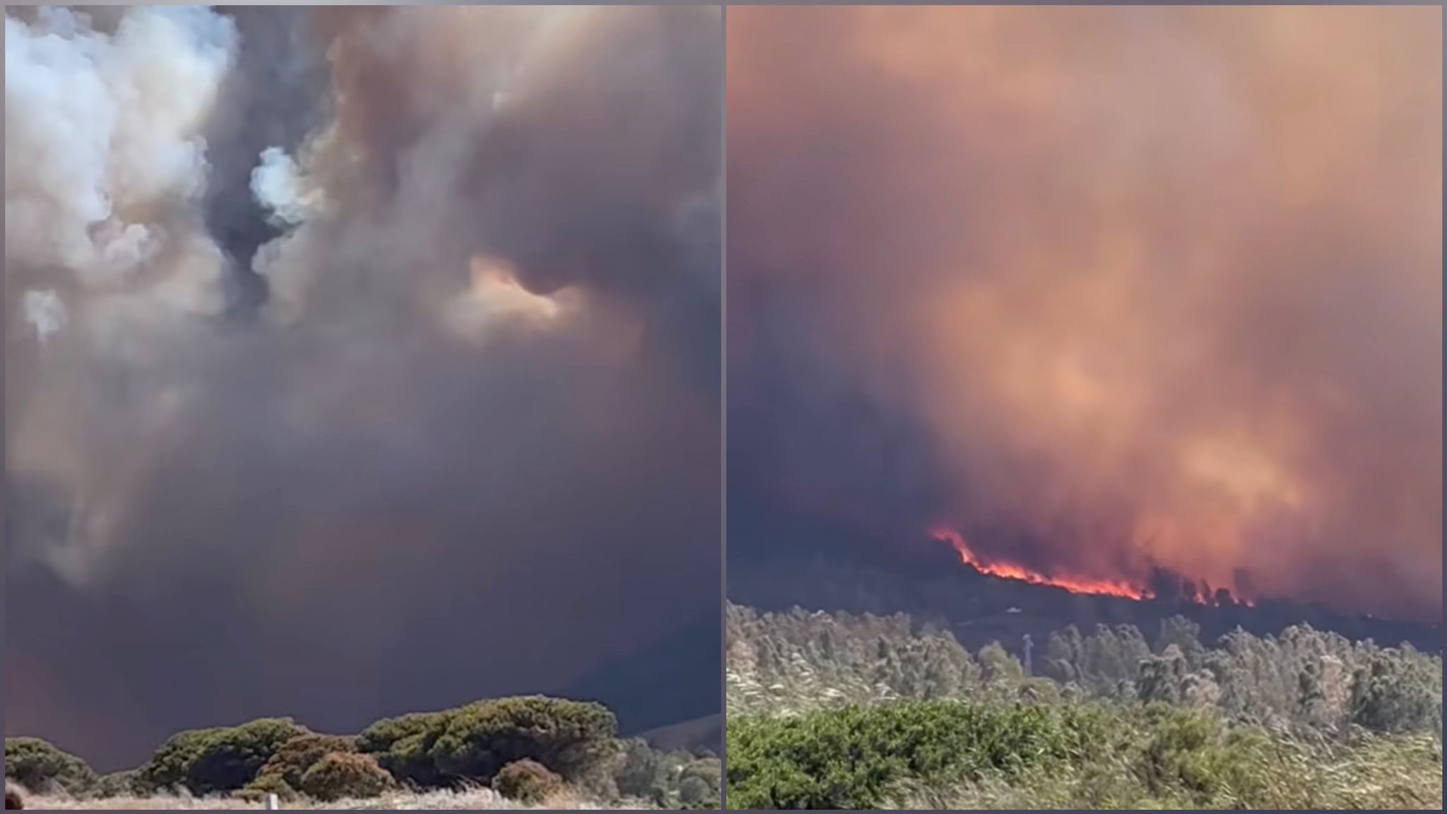 Incendio tra Posada e Siniscola, case evacuate: il racconto sui social
