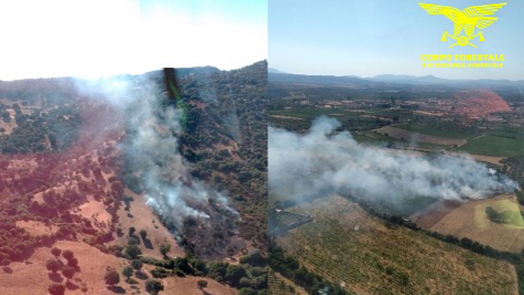 Sardegna in fiamme: ieri 16 roghi: uno a Berchiddeddu