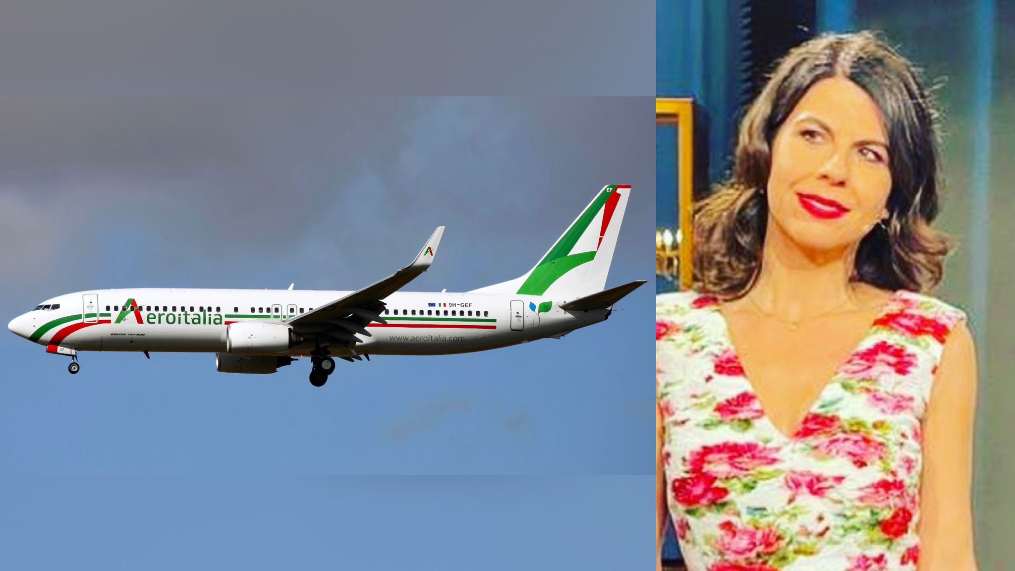 Olbia-Linate, Aeroitalia incrementa le frequenze ed augura una serena Pasqua a Geppi Cucciari