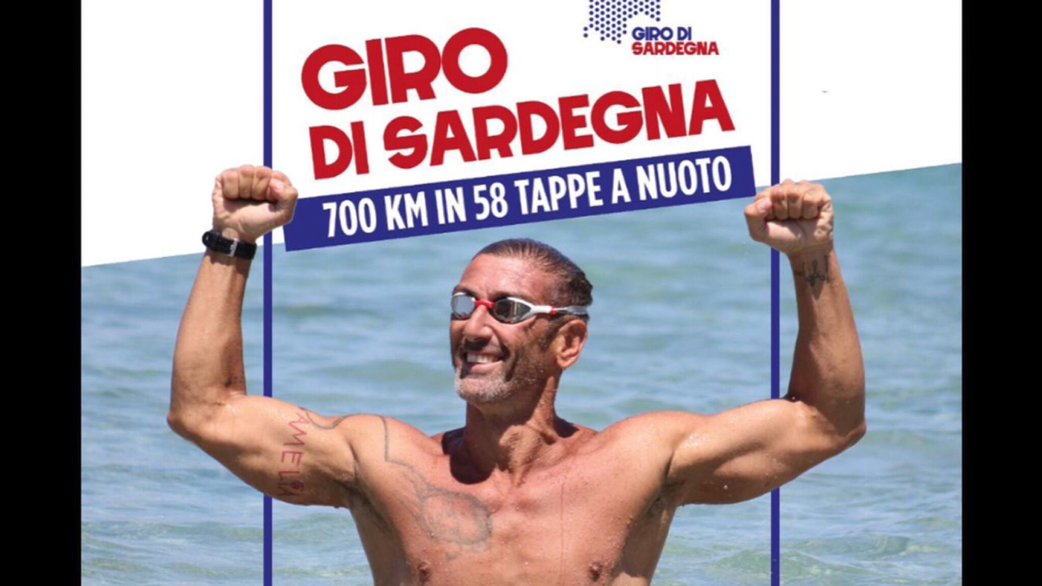 Giro di Sardegna, 700 km a nuoto: missione compiuta per Corrado Sorrentino