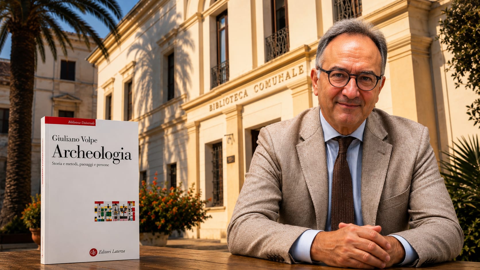 Giuliano Volpe presenta a Olbia il suo nuovo libro sull'archeologia