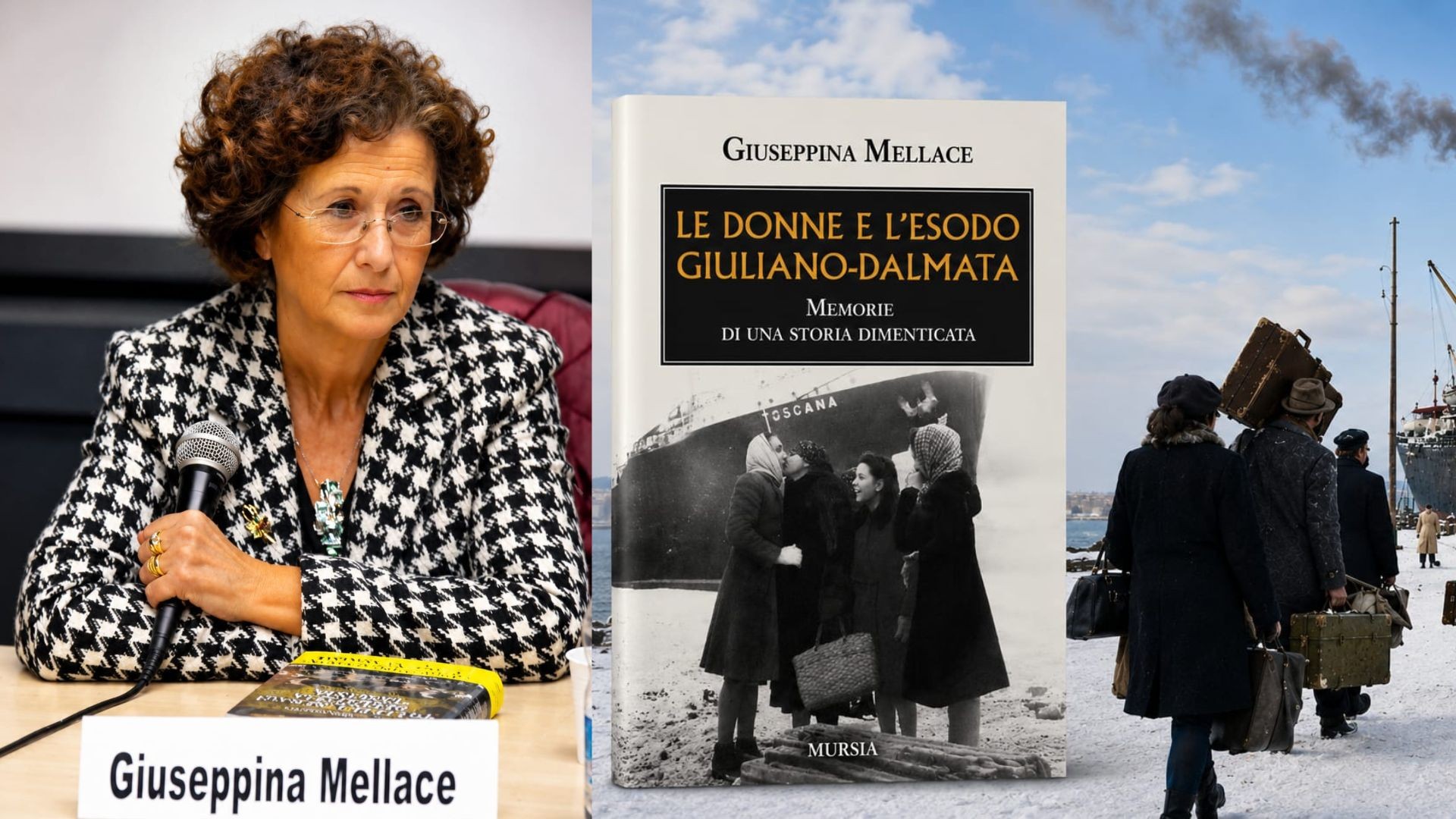 Olbia, oggi l'incontro con la storica Giuseppina Mellace: riflettori sulle donne dell'esodo giuliano-dalmata  Sottotitolo