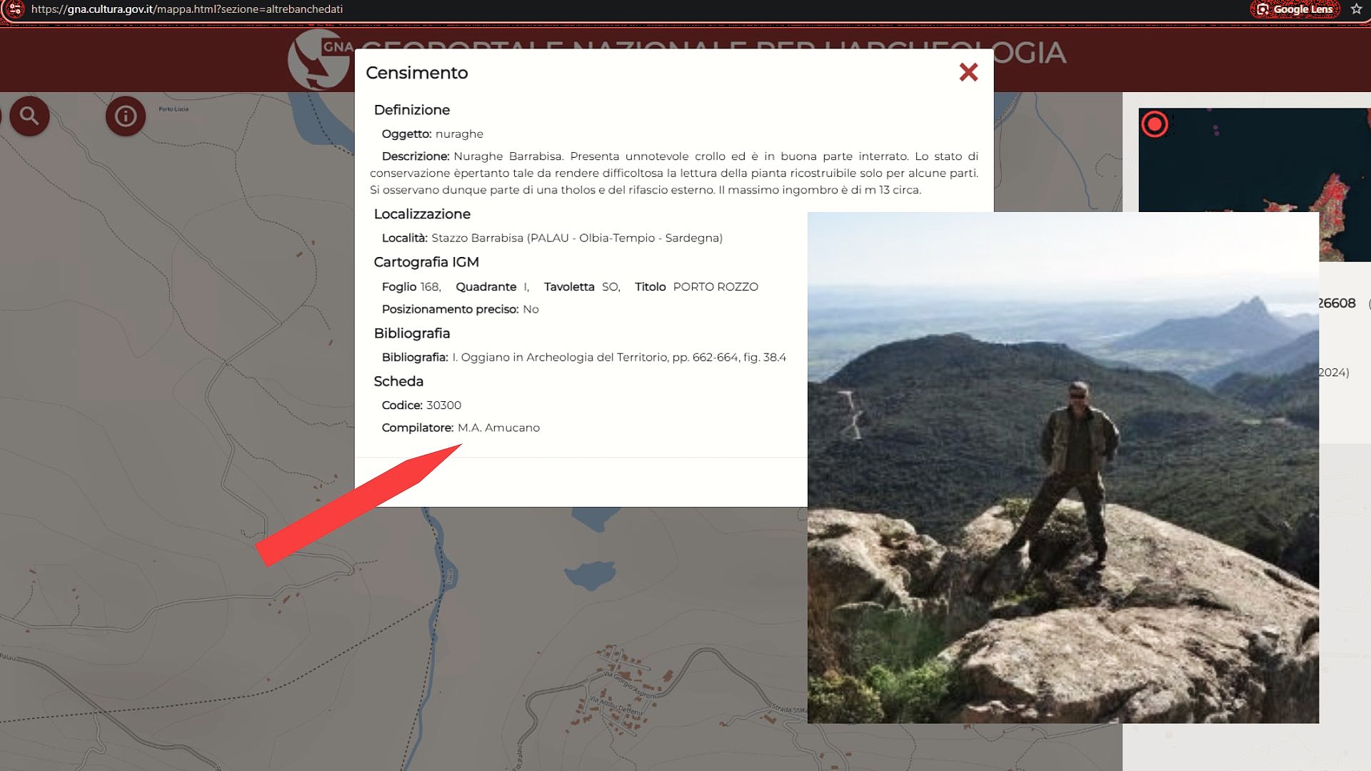 Geoportale Nazionale Archeologia (GNA): sul sito decine di false schede a mio nome 