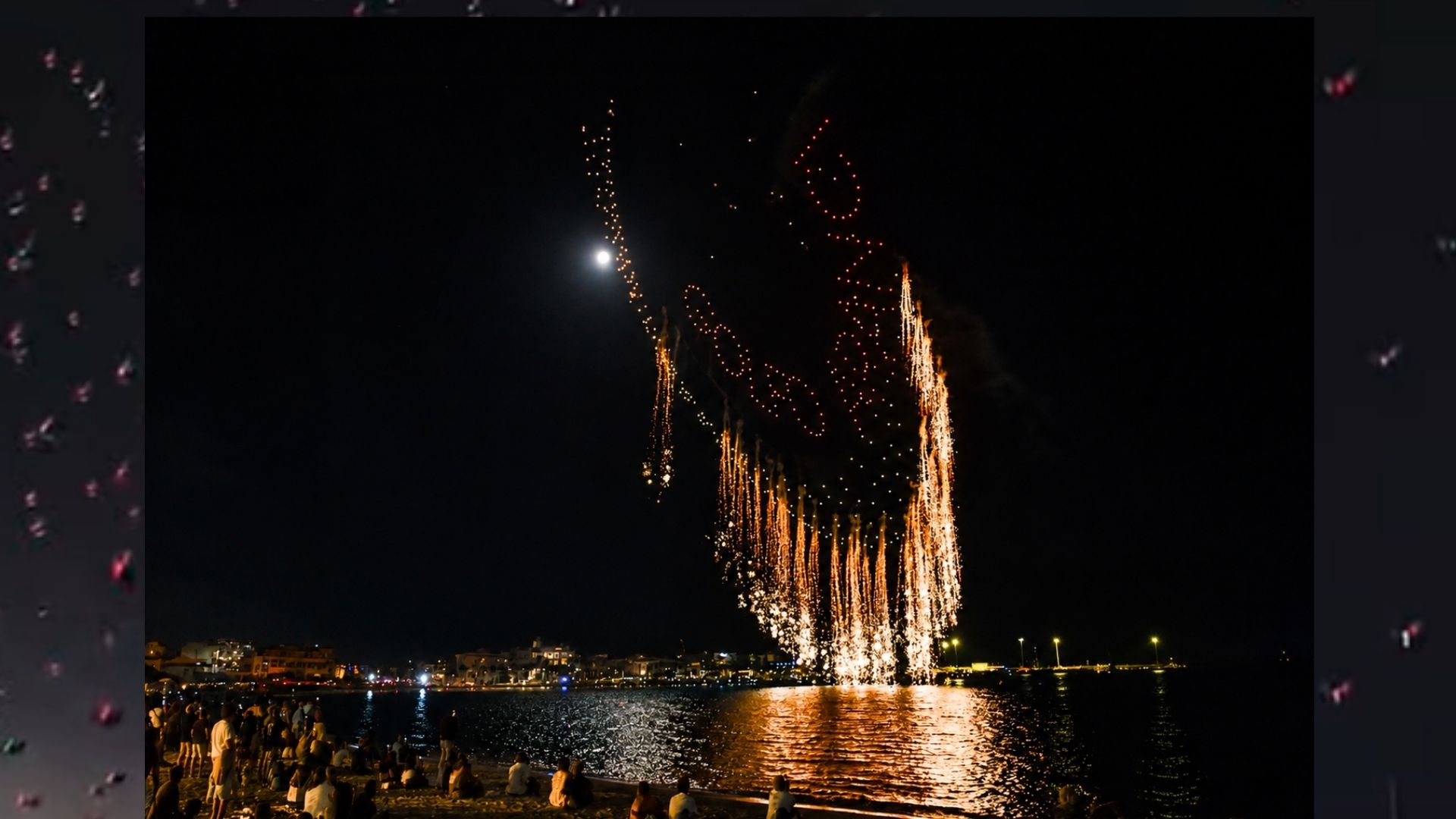 Golfo Aranci accende il cielo: tre notti di spettacolo con oltre 1.800 voli di droni luminosi