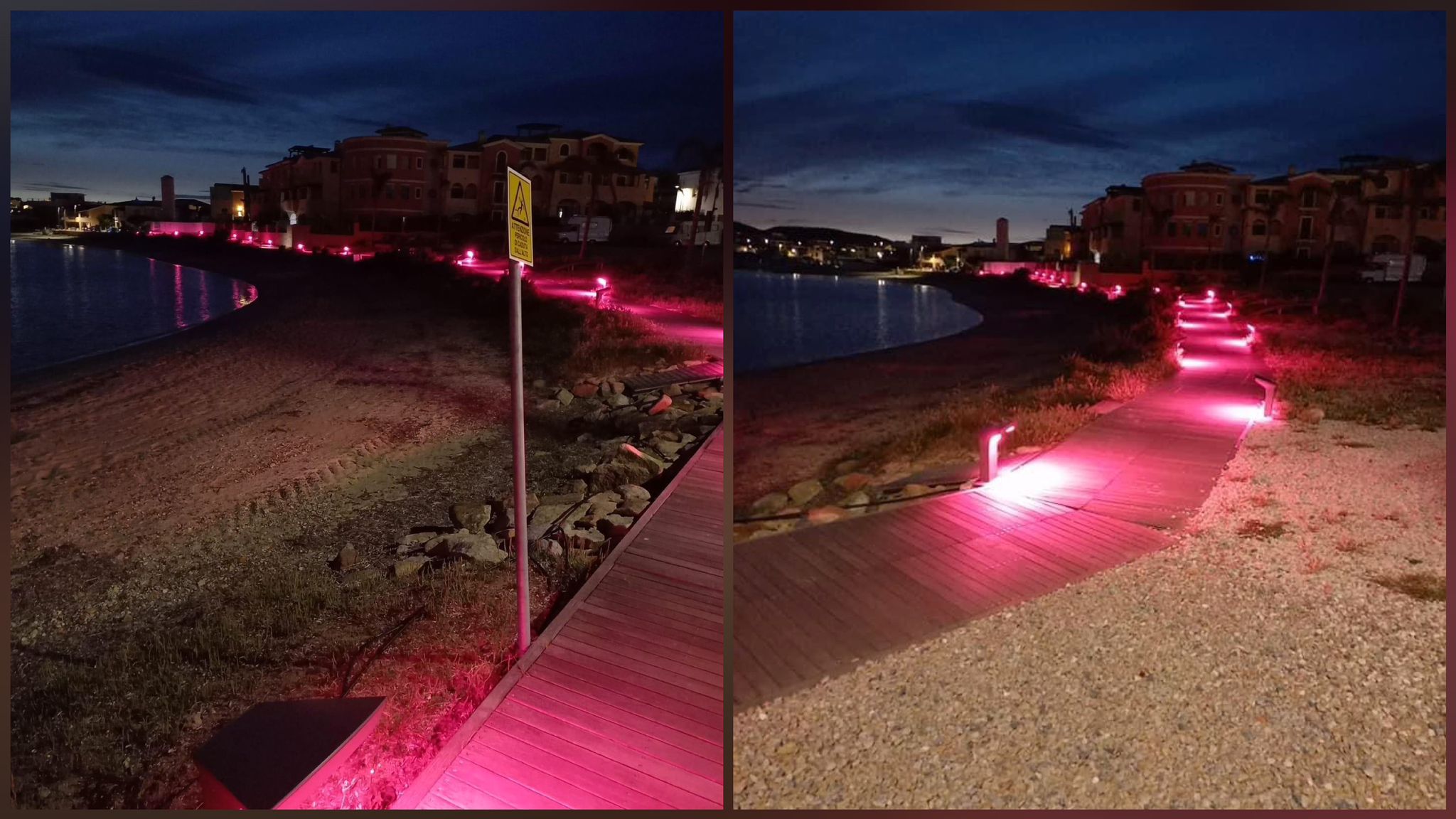 Golfo Aranci si colora di viola per la giornata della fibromialgia
