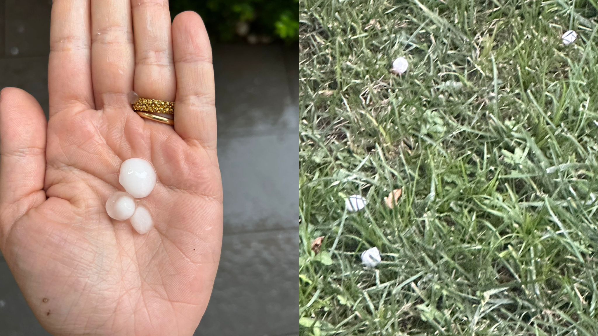 Olbia, maltempo: fulmini e grandine in città