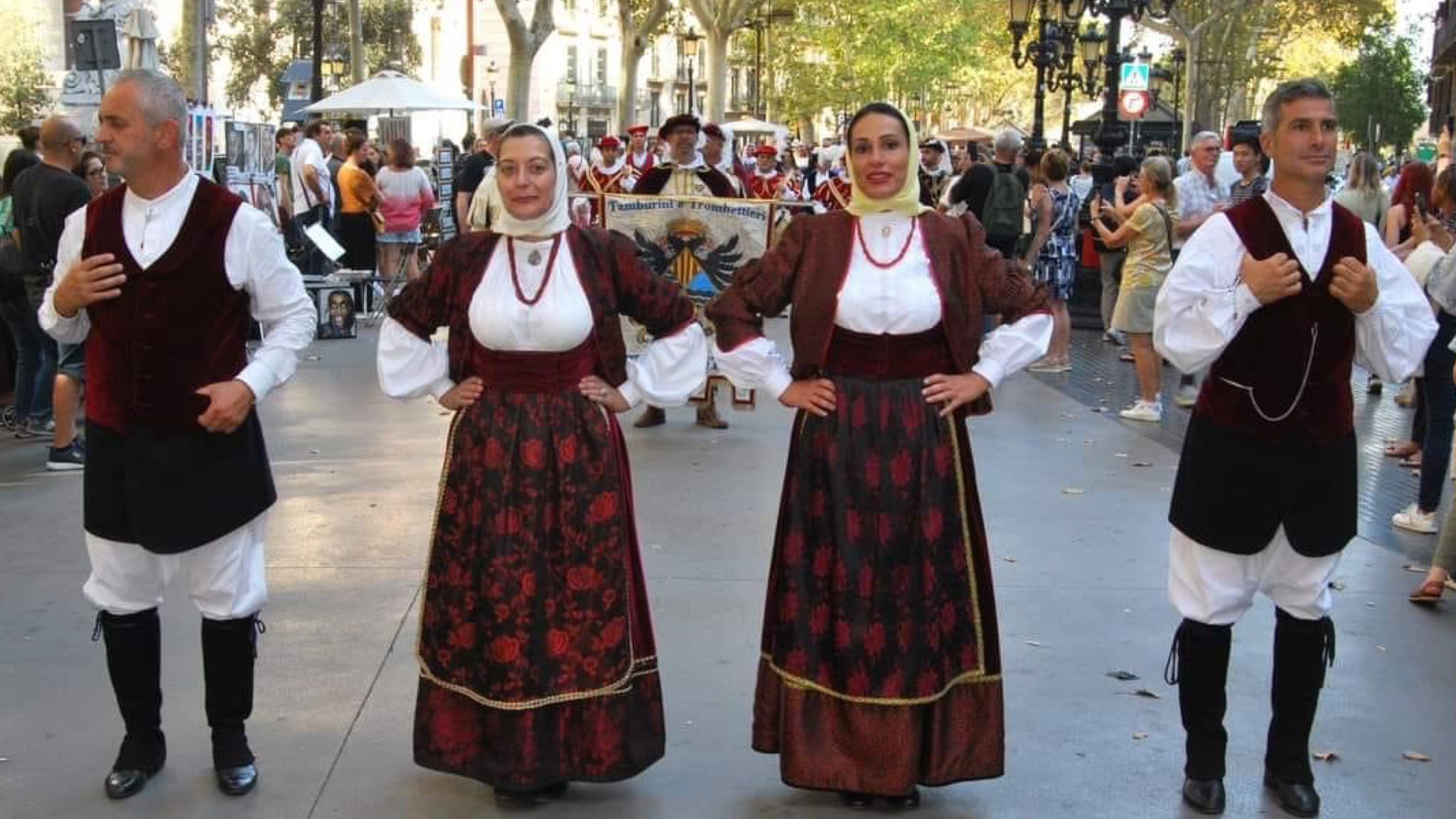 Olbia e la Sardegna a Barcellona: tradizione sulle Ramblas