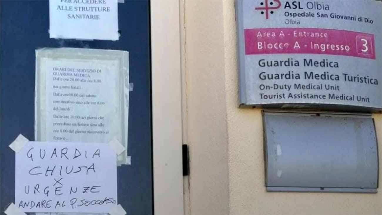 Olbia, guardia medica chiusa: Meloni 