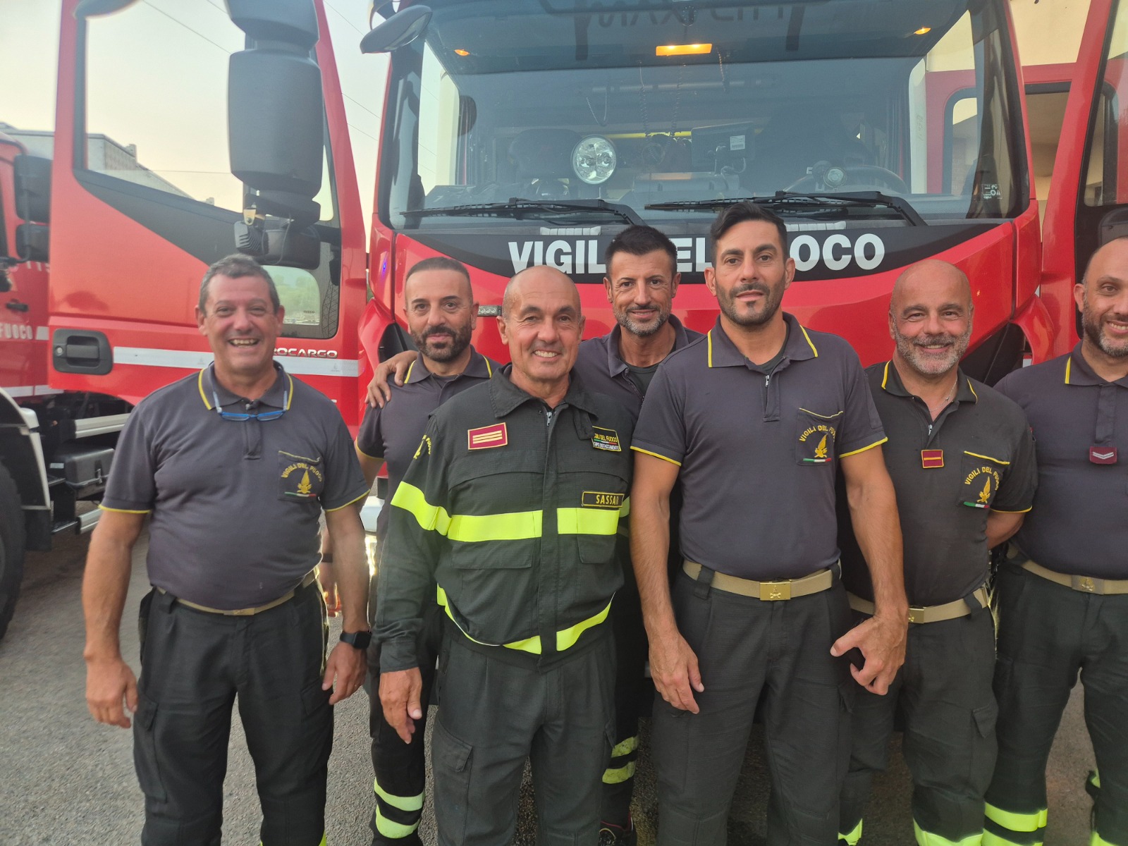 Olbia, il capo distaccamento Massimo Fiori saluta i Vigili del fuoco dopo 36 anni di servizio