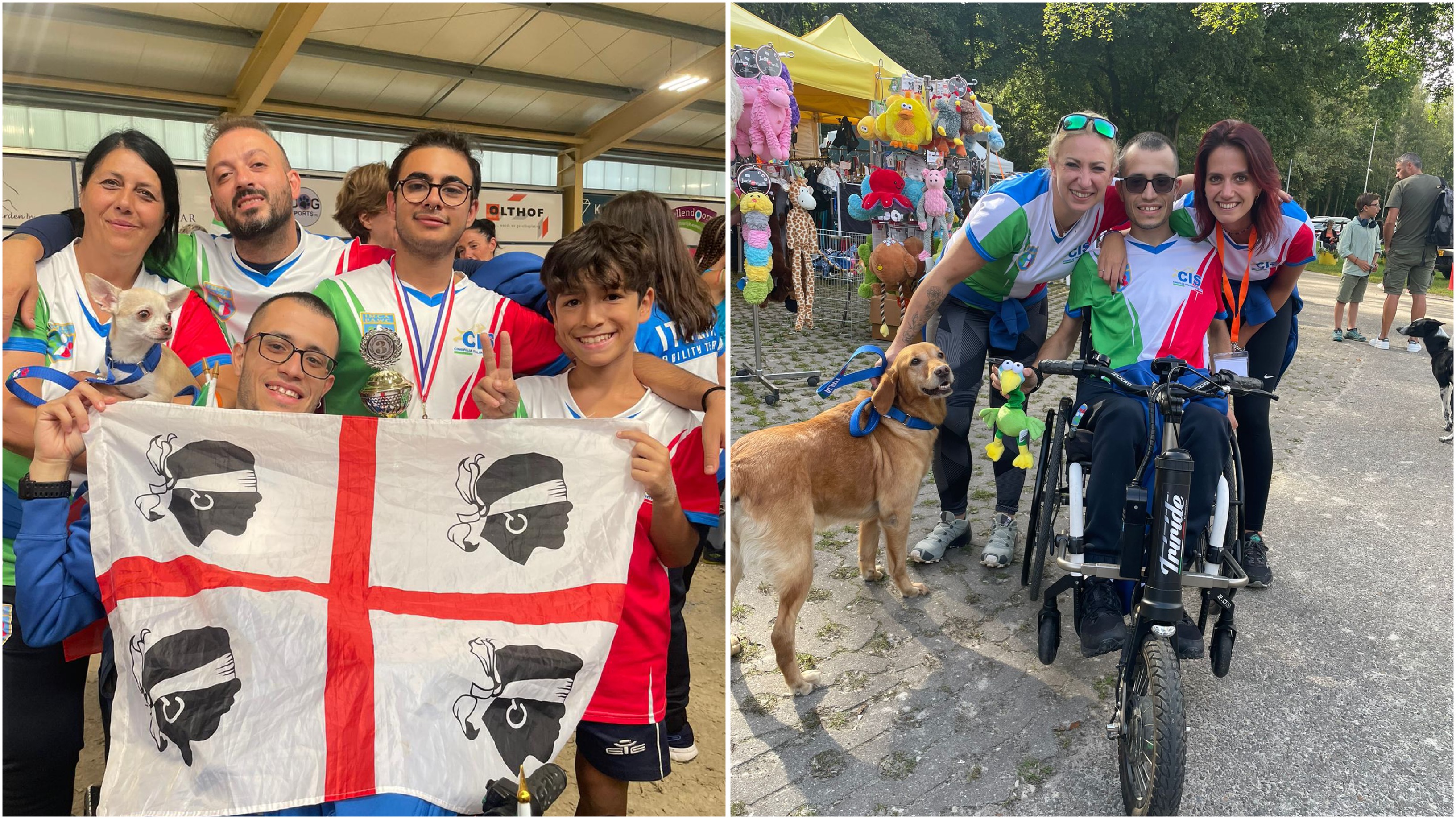 Olbia, Fabrizio Cavassa e la cagnolina Kira trionfano al mondiale