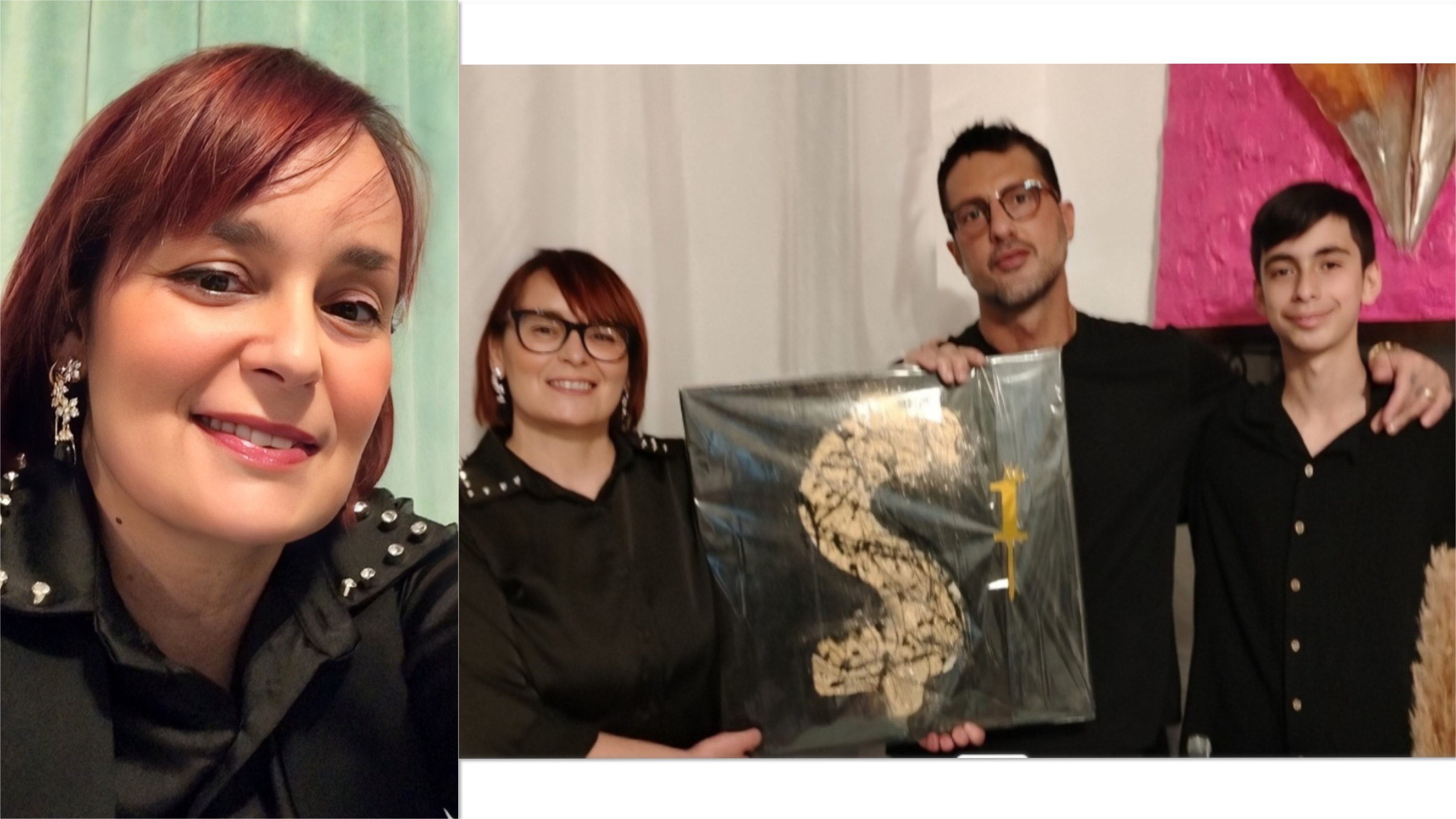 Gallura: la pittrice Daniela Pilia rende omaggio a Fabrizio Corona