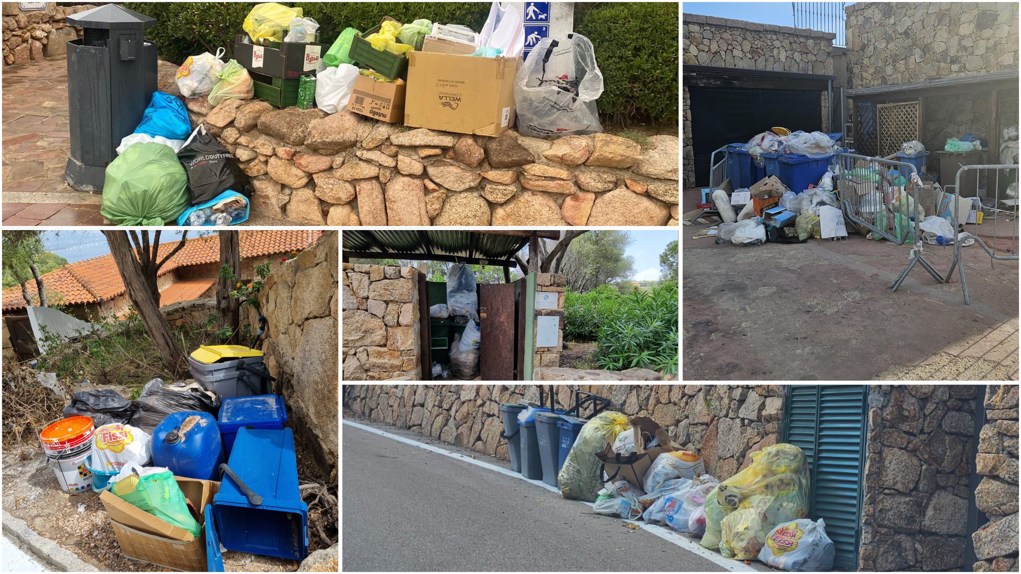 Porto Rotondo invasa dai rifiuti: la protesta dei consorziati