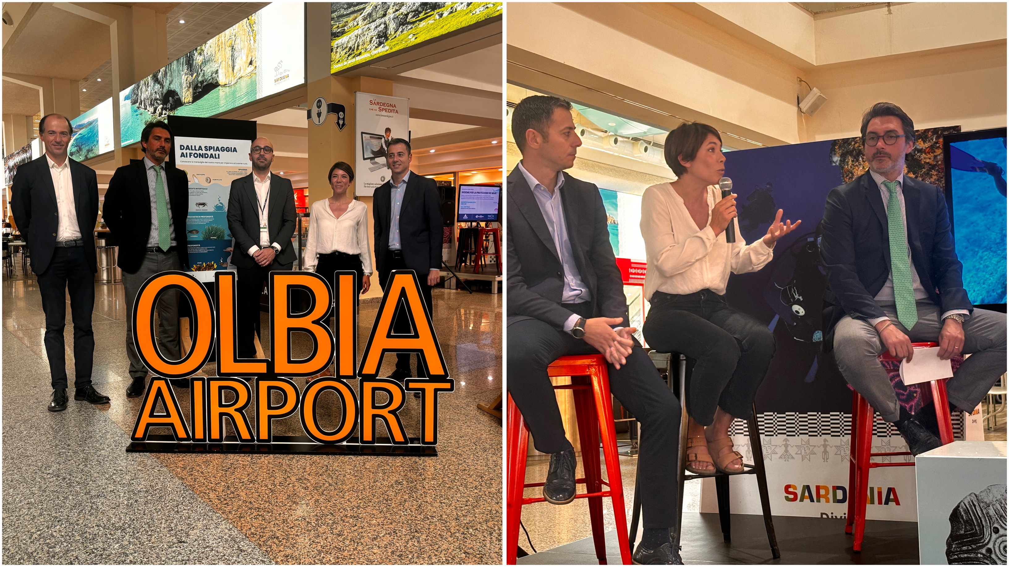 L'aeroporto di Olbia con Worldrise per proteggere il mare