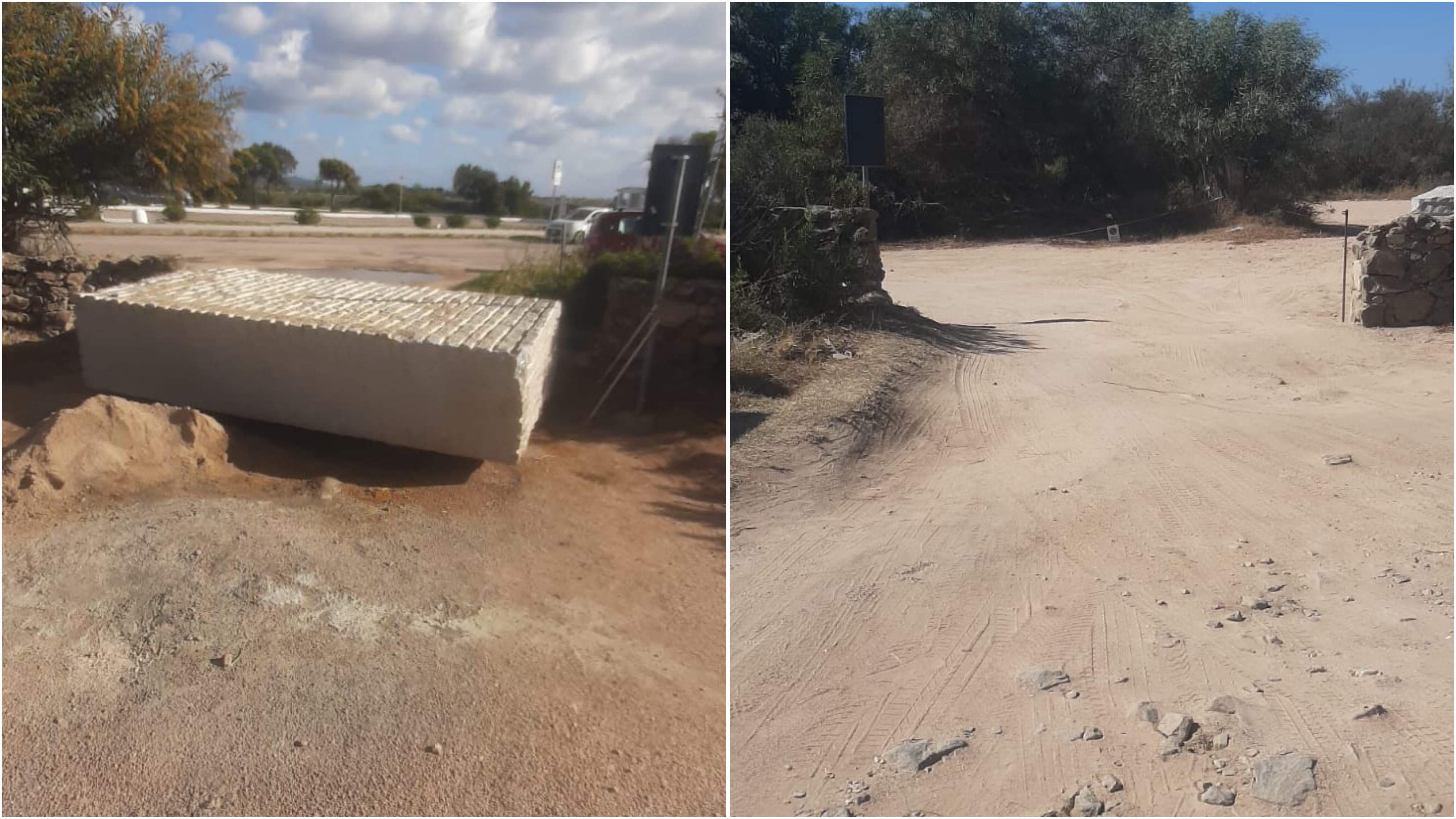 Olbia, rimosso il masso che bloccava l'accesso alla spiaggia de Le Saline
