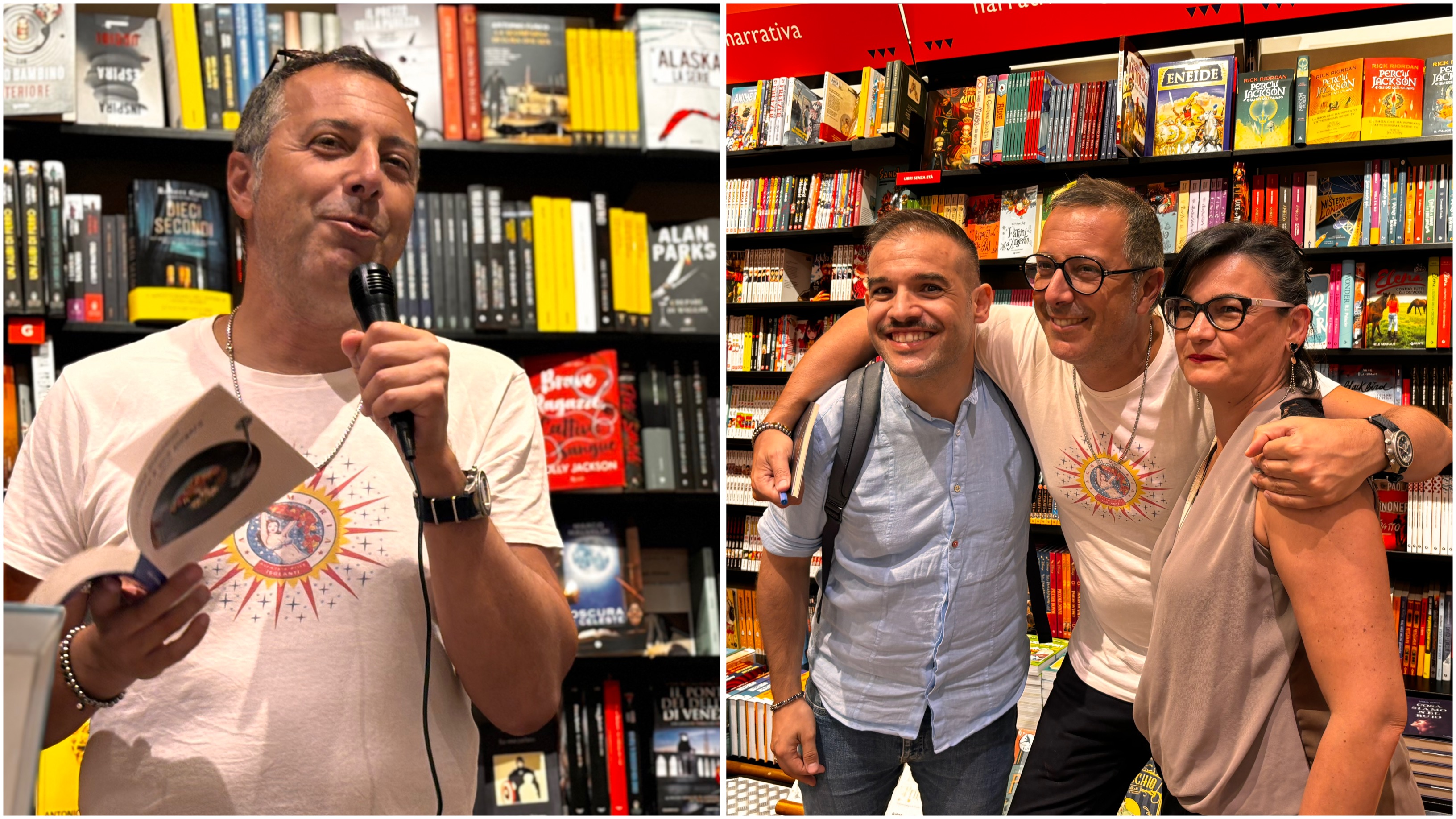 Lo scrittore Luca Bianchini fa tappa in centro: 
