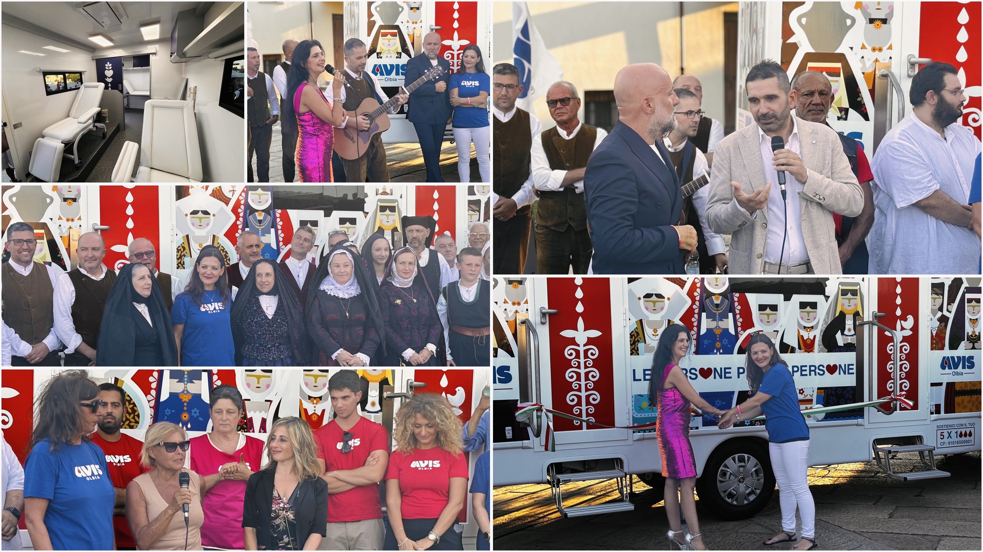 Olbia, la solidarietà viaggia su ruote: inaugurata la nuova autoemoteca Avis