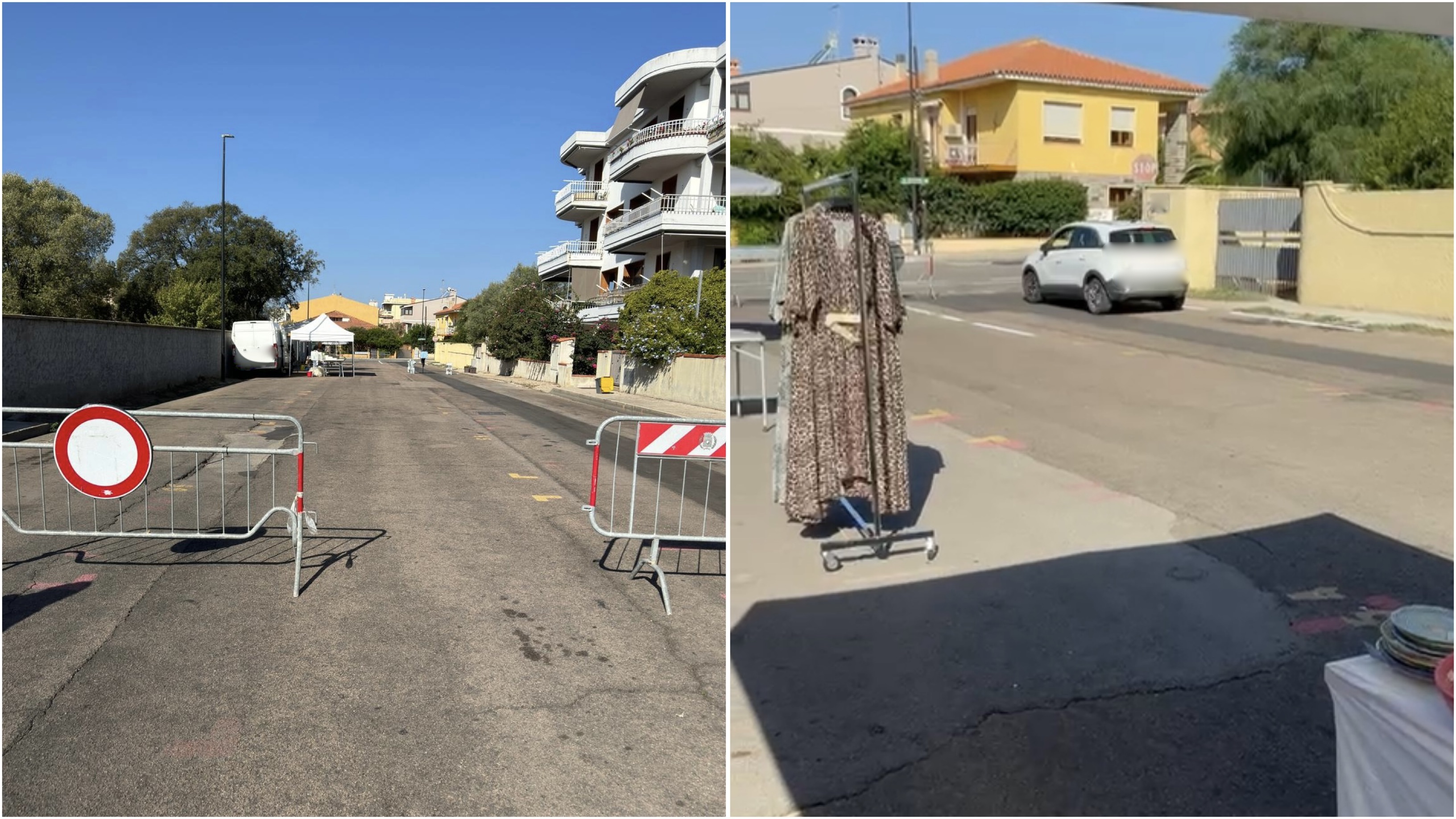 Olbia, c’è il mercatino ma le macchine passano lo stesso: la segnalazione degli ambulanti