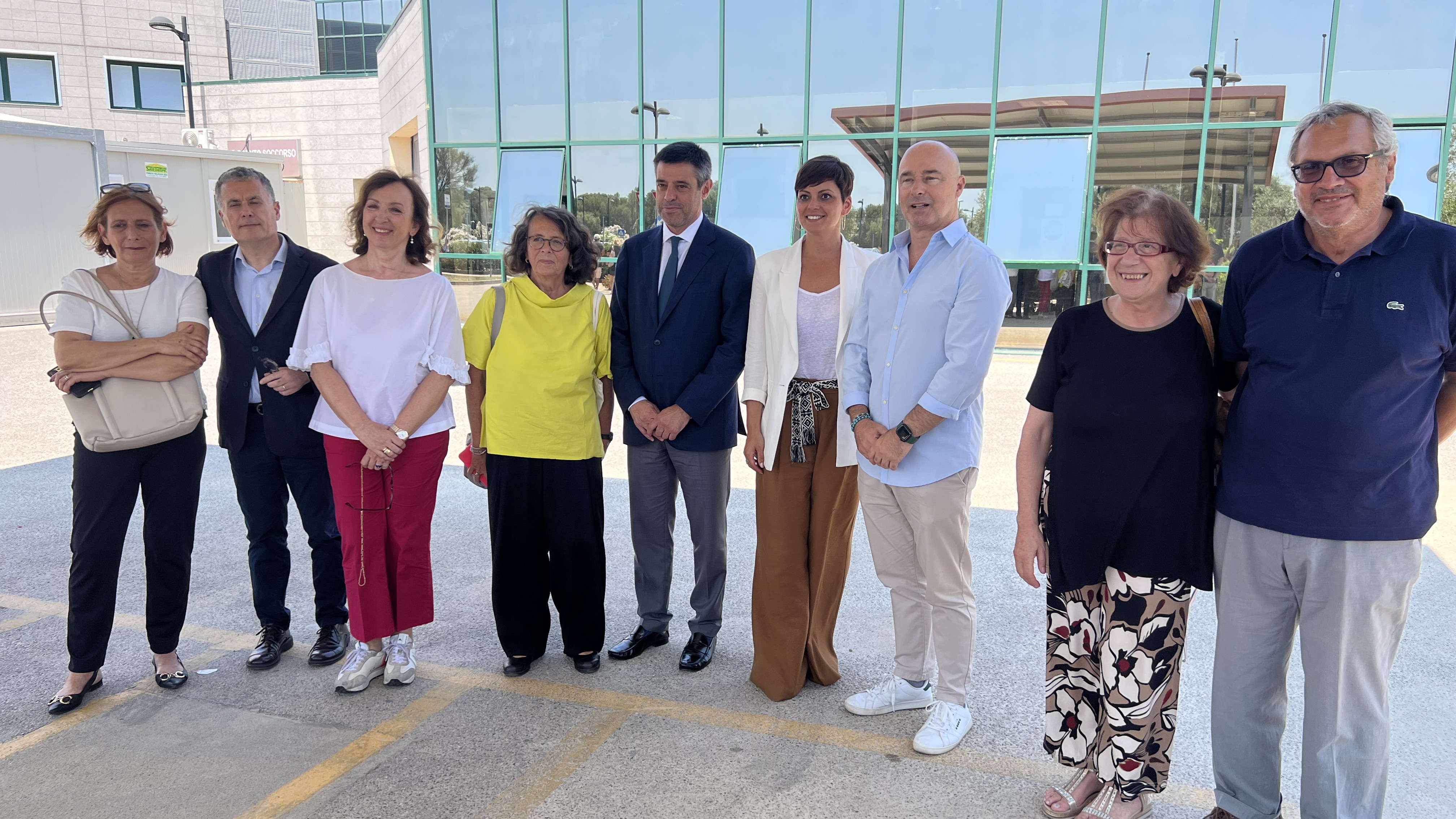 Olbia, il PD in visita all'ospedale: 