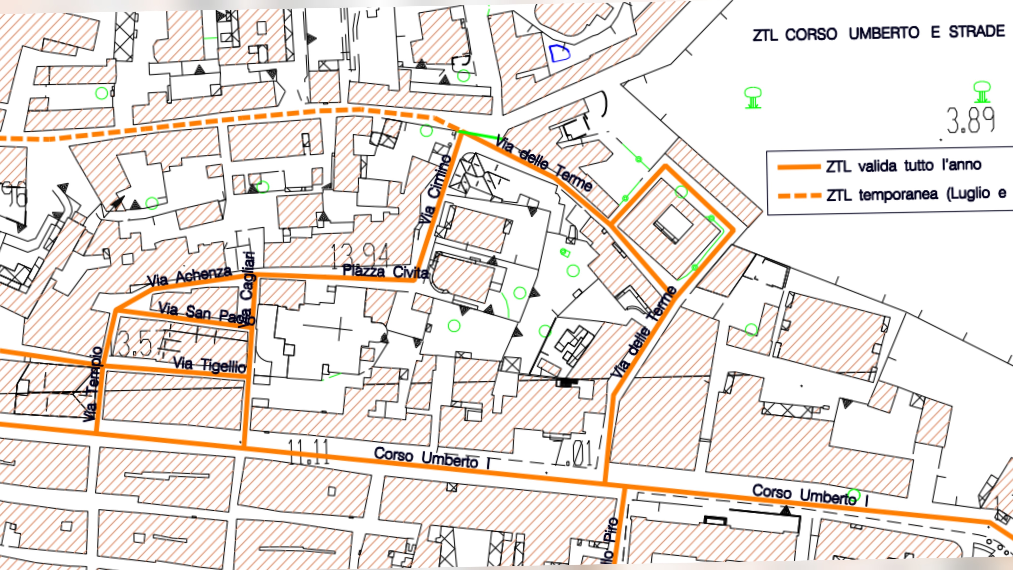 Olbia, modifiche alla viabilità in centro: scatta l'ordinanza