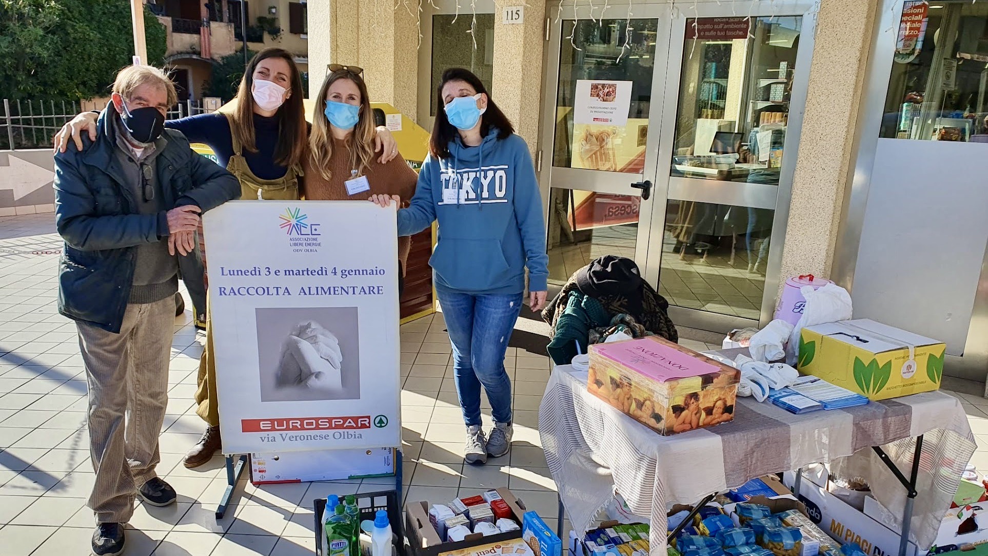 Olbia, raccolta alimentare record per Libere Energie: aiutate più di 90 persone