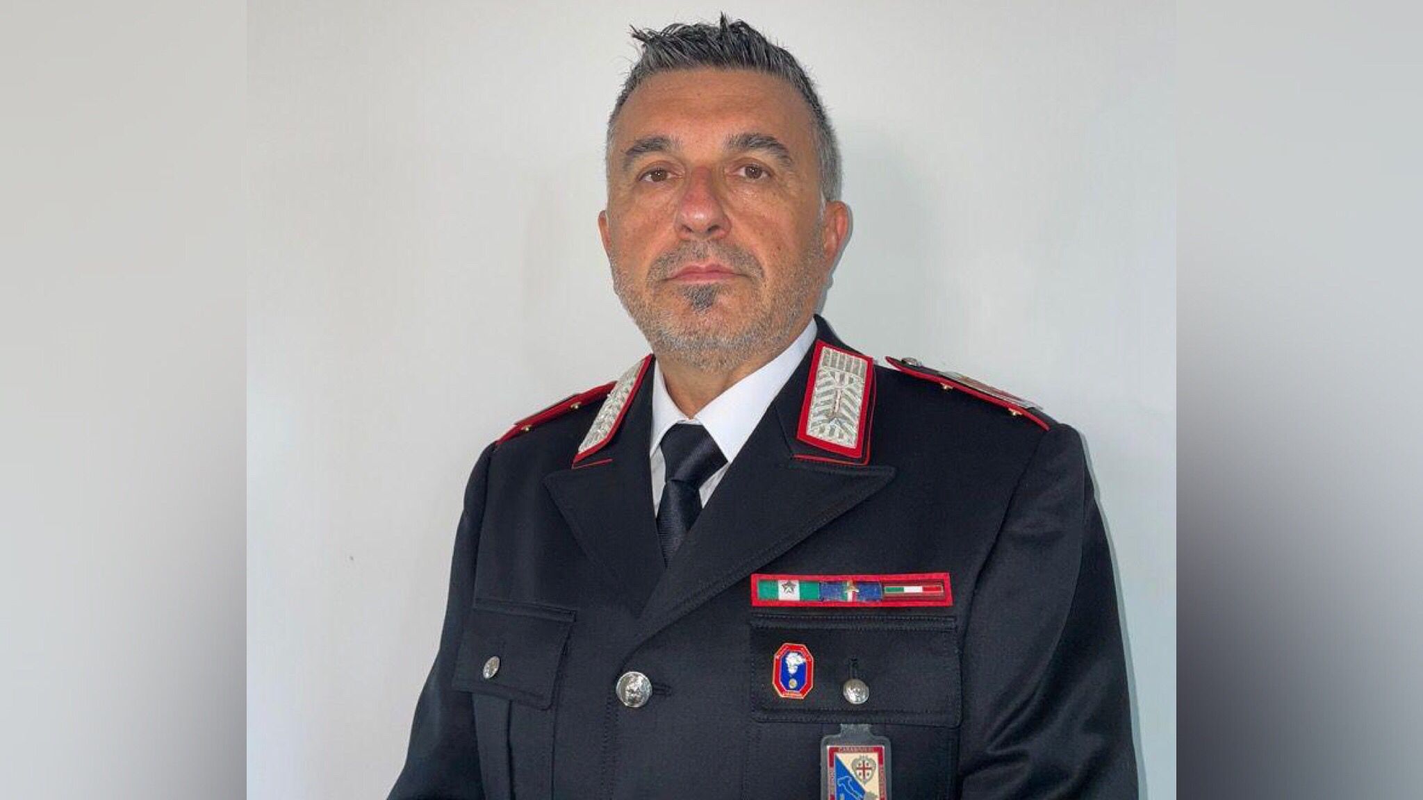 Olbia: il carabiniere Fedele Selvio saluta e ringrazia l'Arma