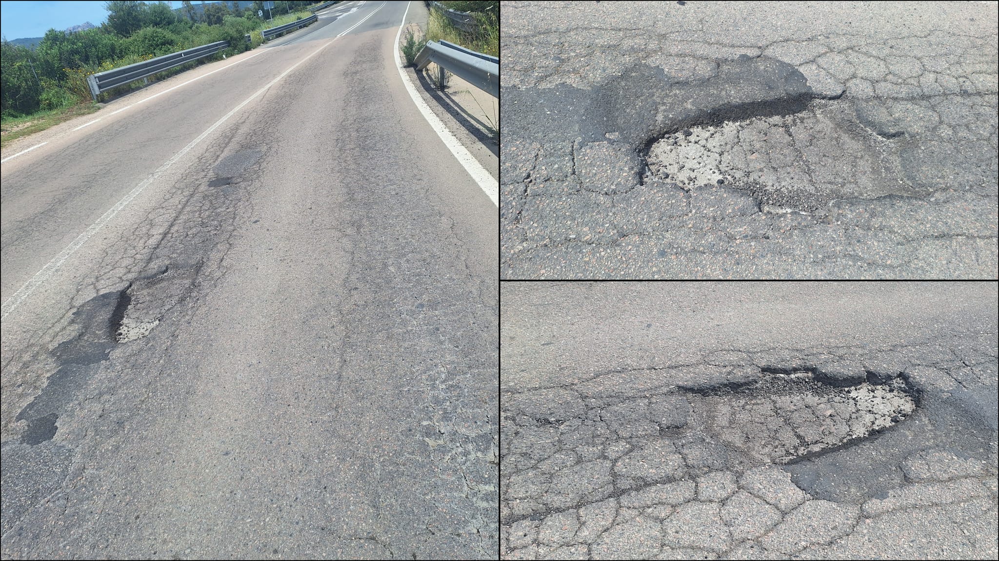 Olbia, fosso pericoloso in via Nervi