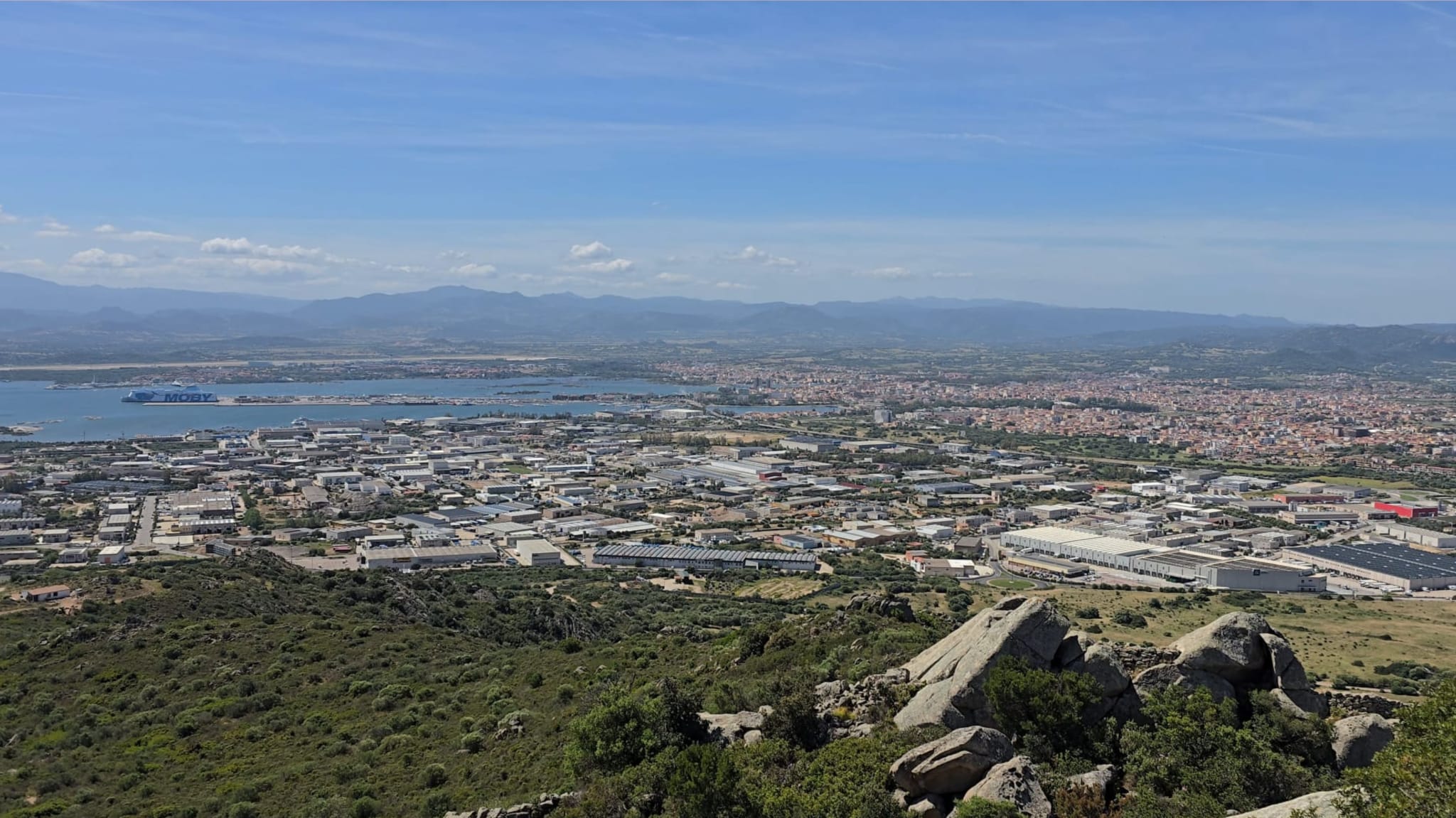 Olbia, una cartolina dall'alto