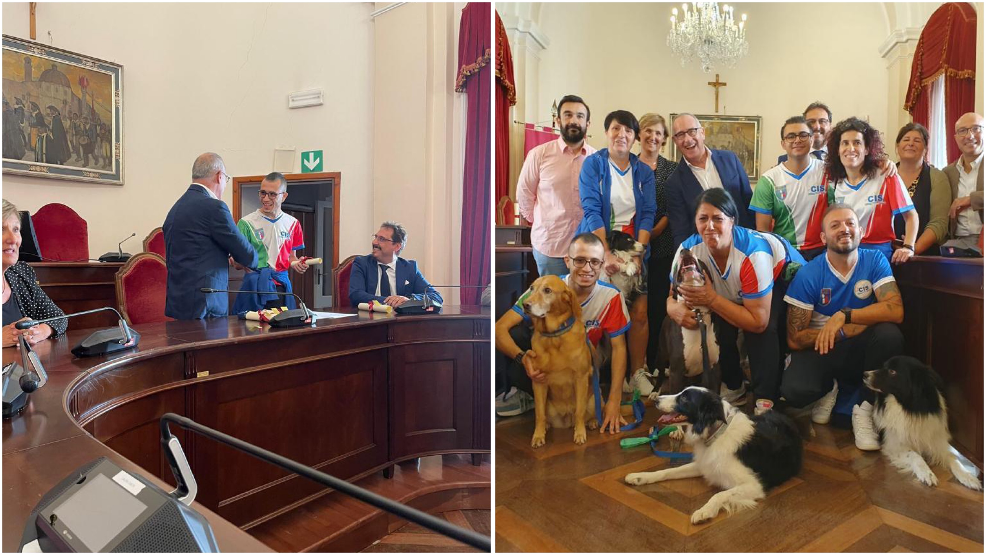 L'atleta di paragility Fabrizio Pinna premiato per meriti sportivi: 
