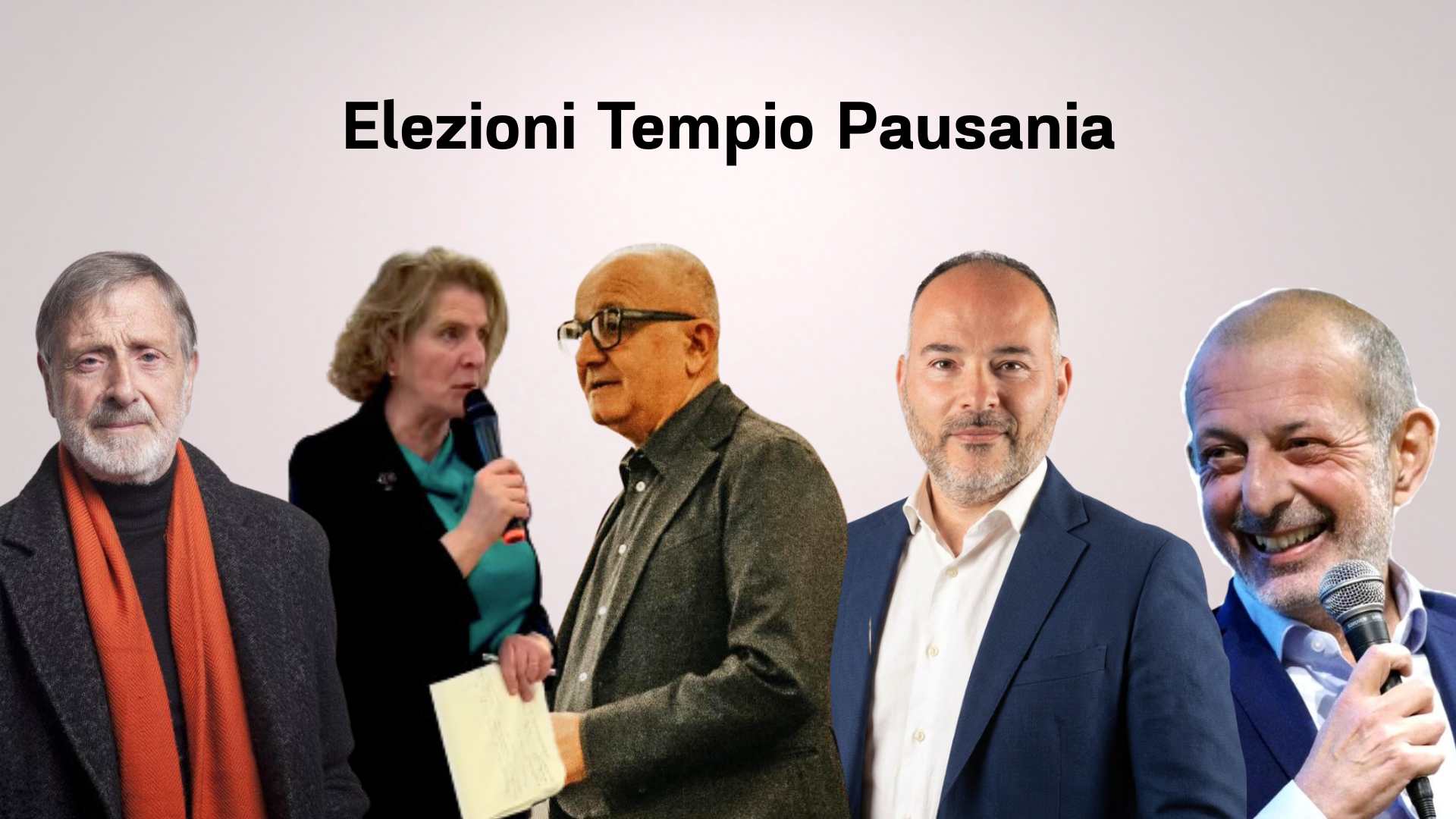 Comunali a Tempio, corsa a tre