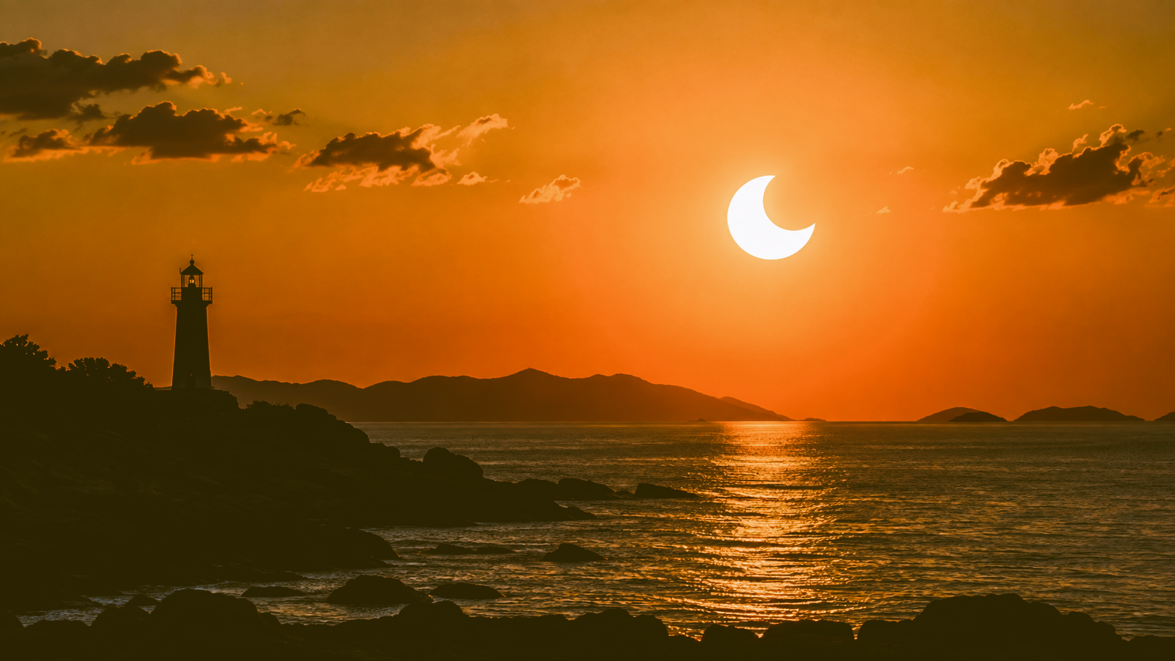 Eclissi di Sole stasera, spettacolo al tramonto anche in Gallura