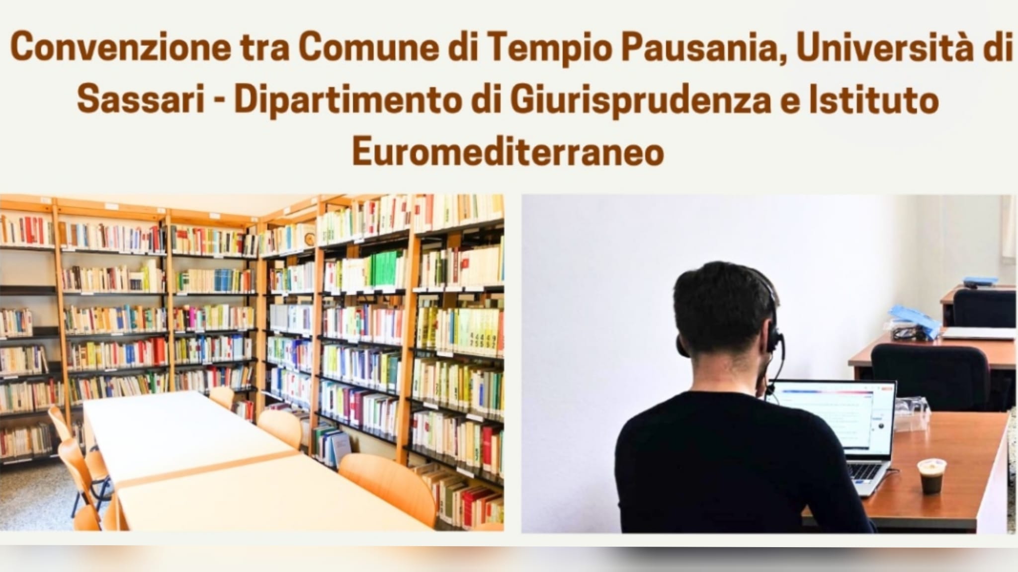 Tempio: convenzione tra Comune, Università di Sassari – dipartimento di Giurisprudenza e IEM