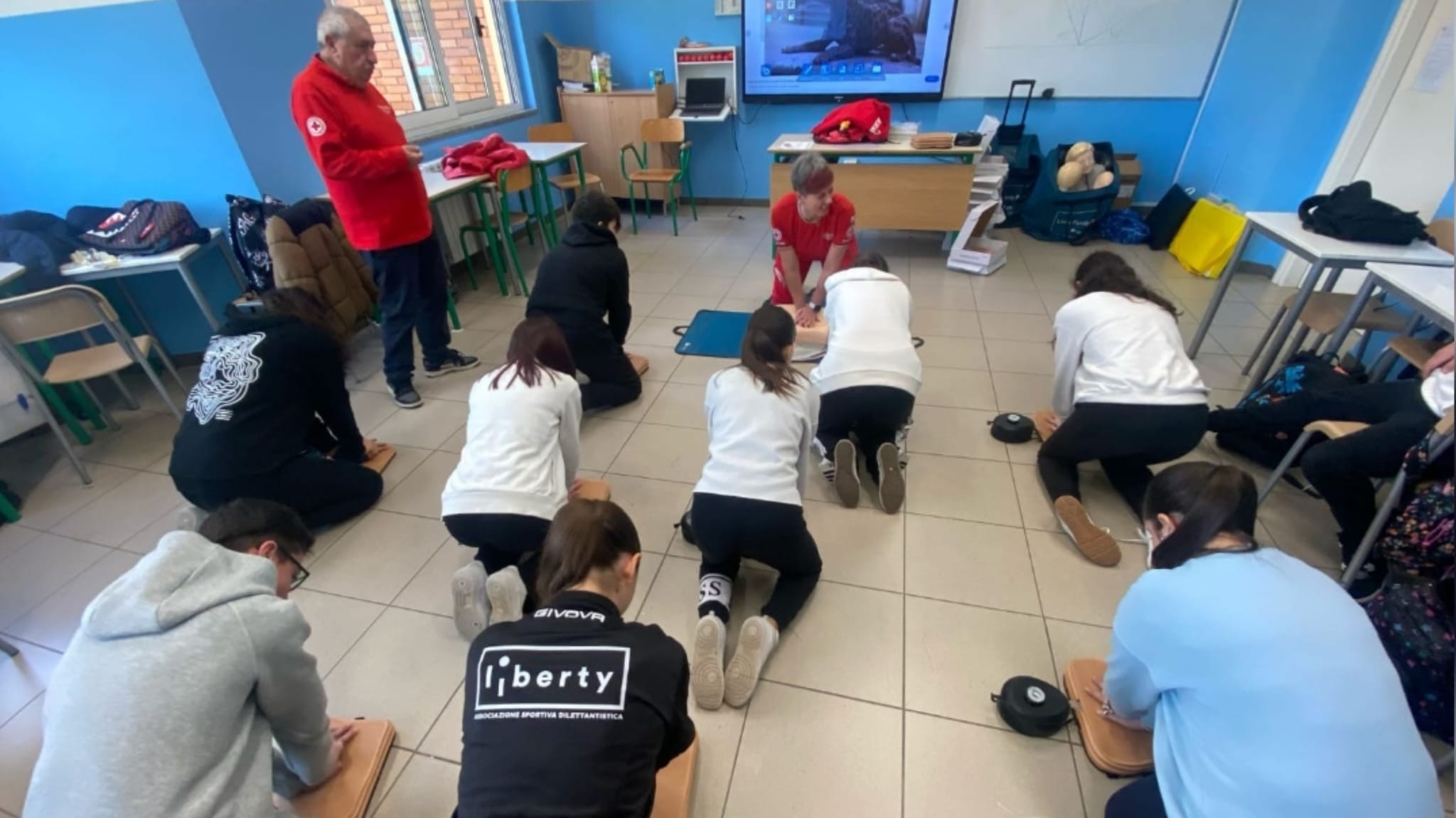 Olbia, Si concludono gli incontri di formazione di primo soccorso alla scuola Diaz