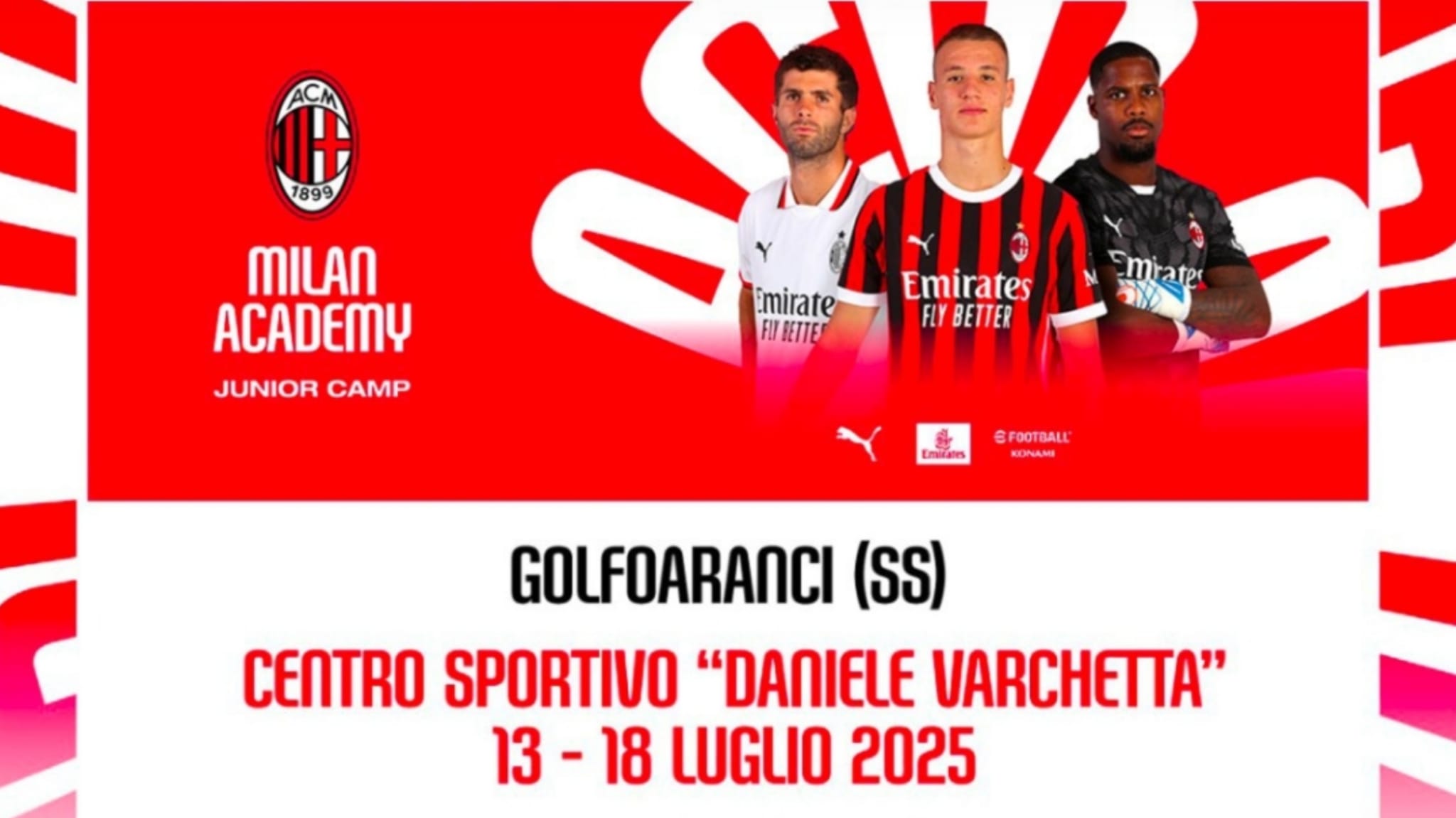Golfo Aranci, ritorna il Milan Academy Camp