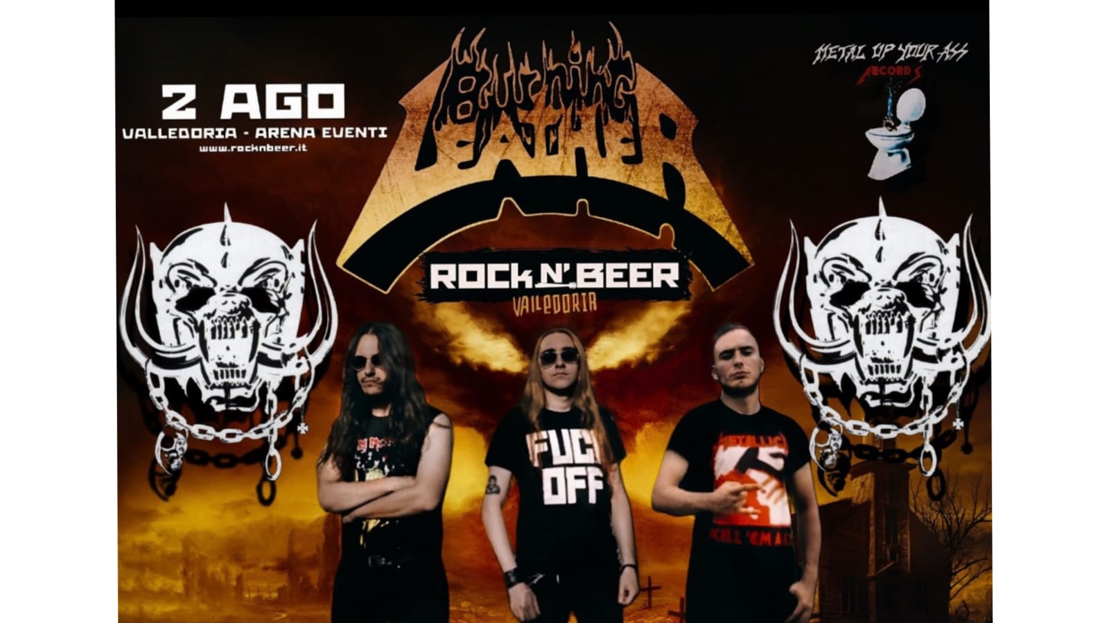 Olbia, i Burning Leather al Rock’n Beer di Valledoria