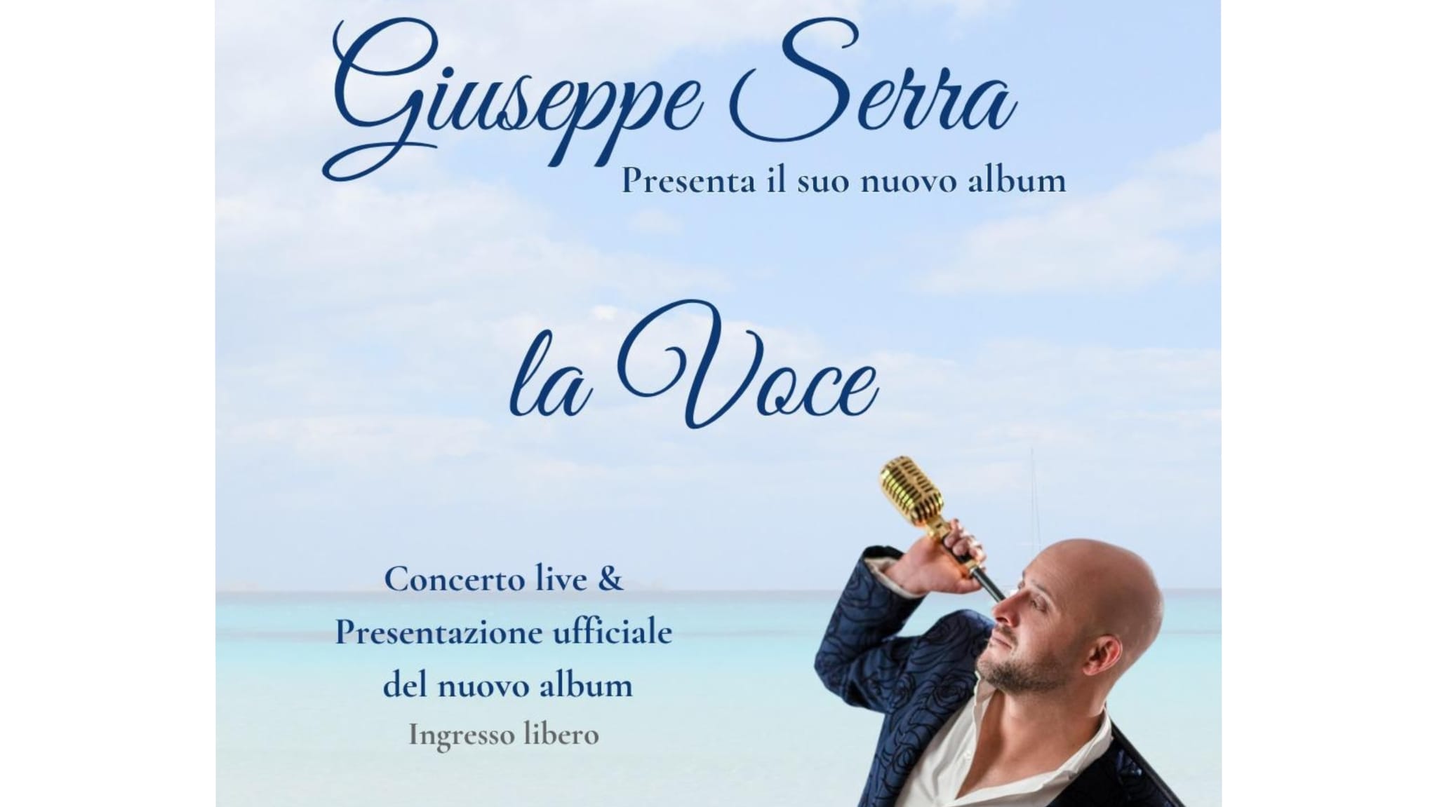 Golfo Aranci, stasera in concerto il tenore Giuseppe Serra