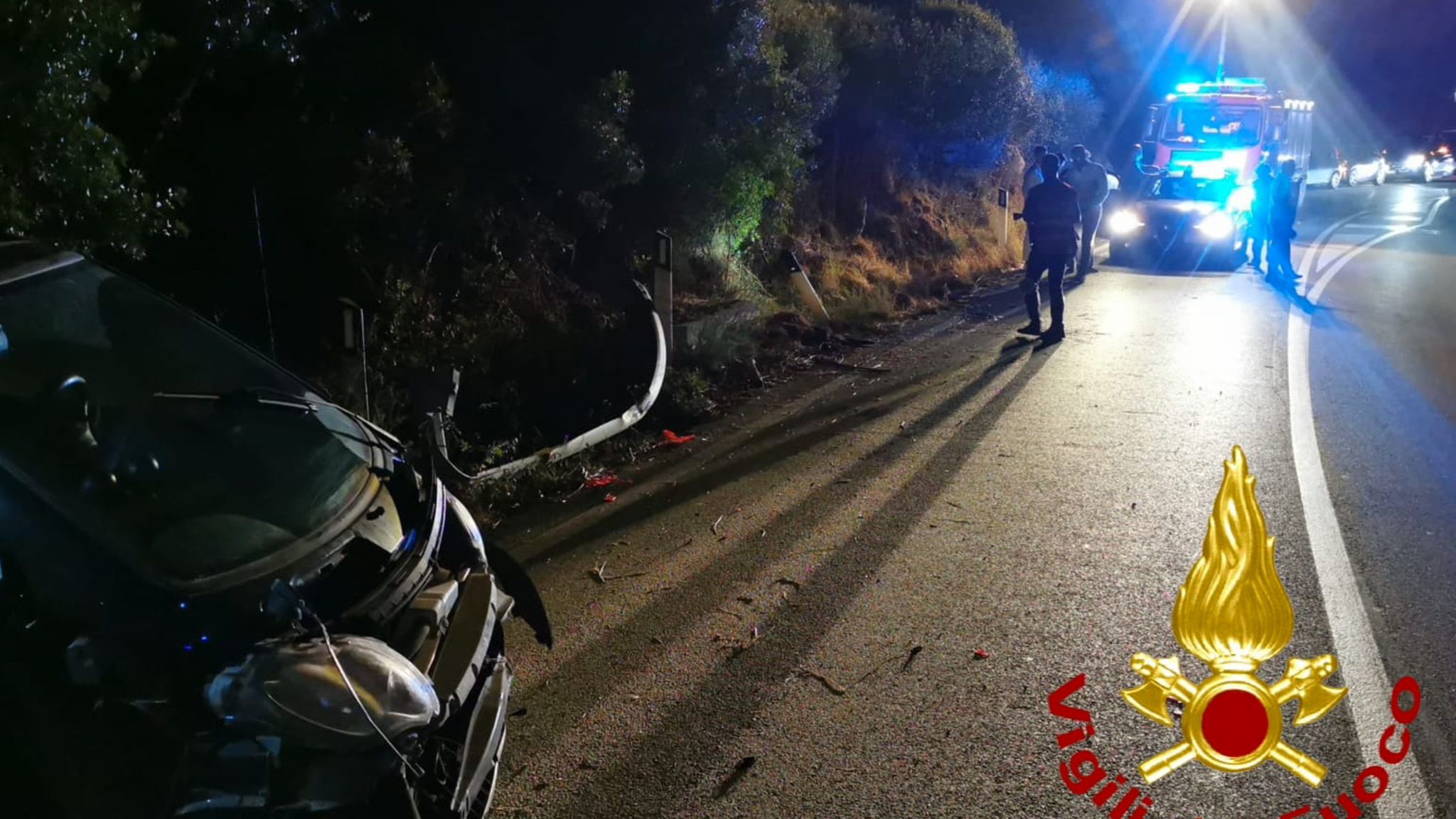 Porto Cervo, auto si ribalta nella notte: un ferito