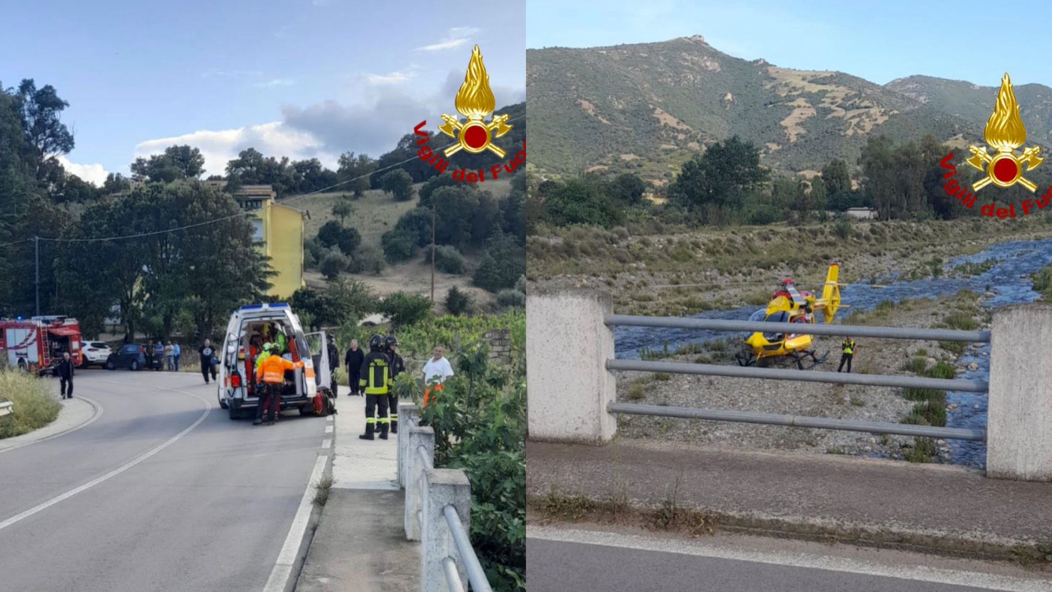 Giù dal ponte con la moto: muore un uomo, grave la donna