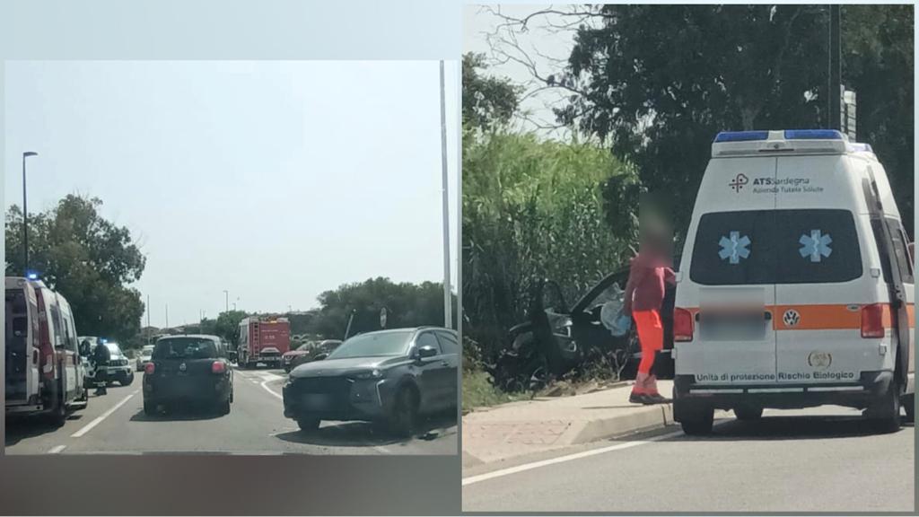 Olbia, scontro tra auto: ci sono feriti