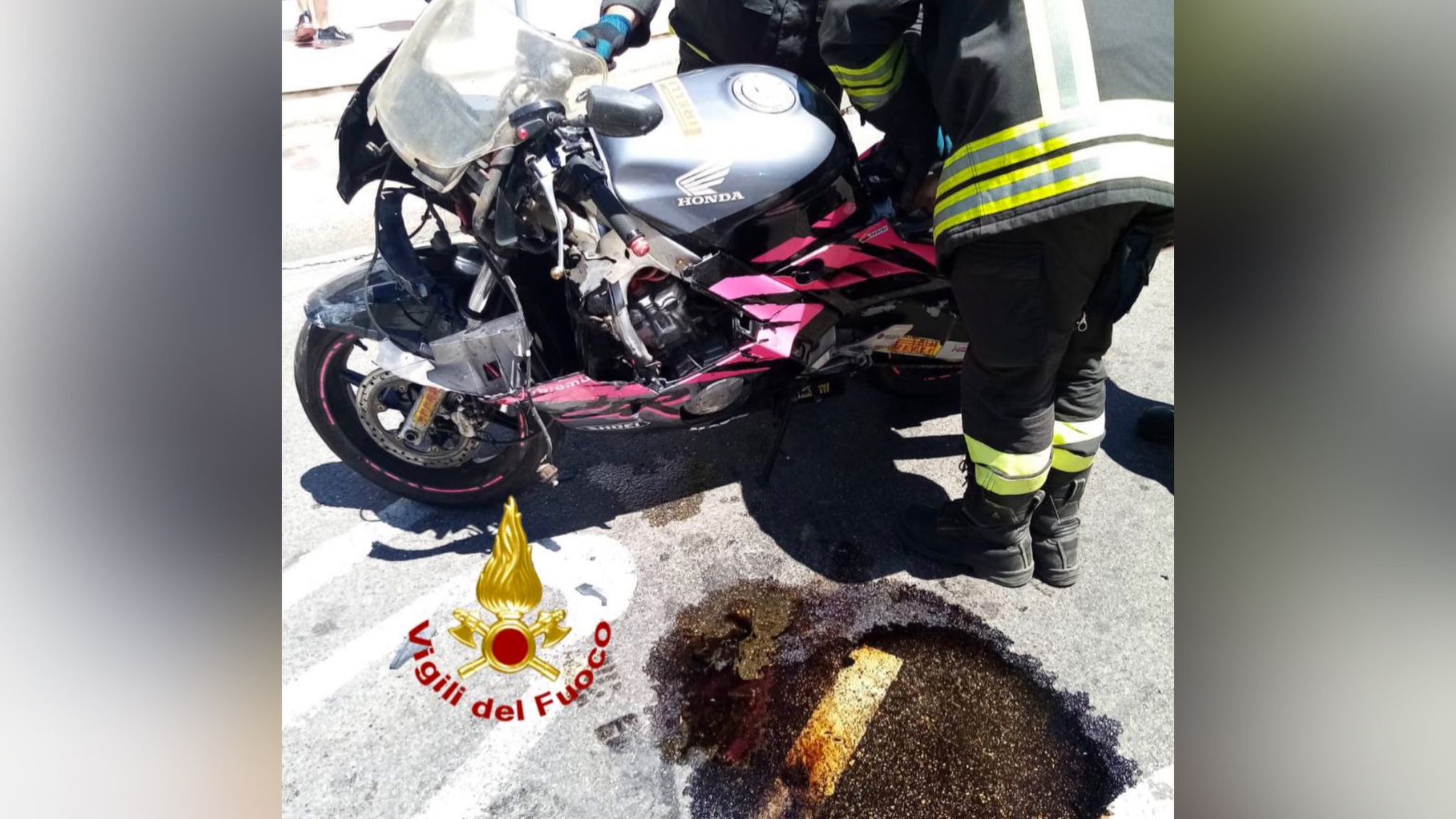 Posada, scontro auto-moto: un ferito