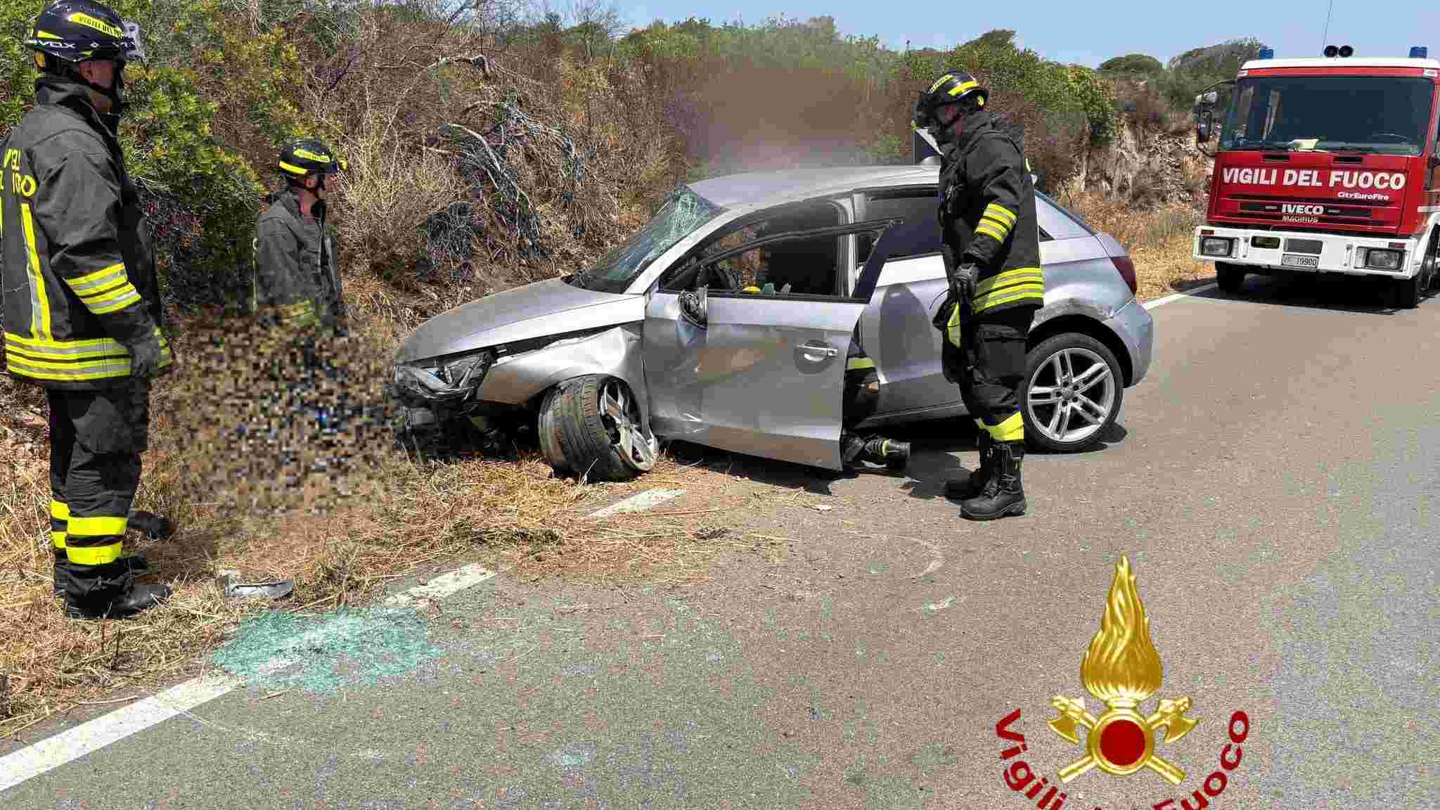 Incidente sulla SP90 tra Vignola e Castelsardo, un ferito in ospedale