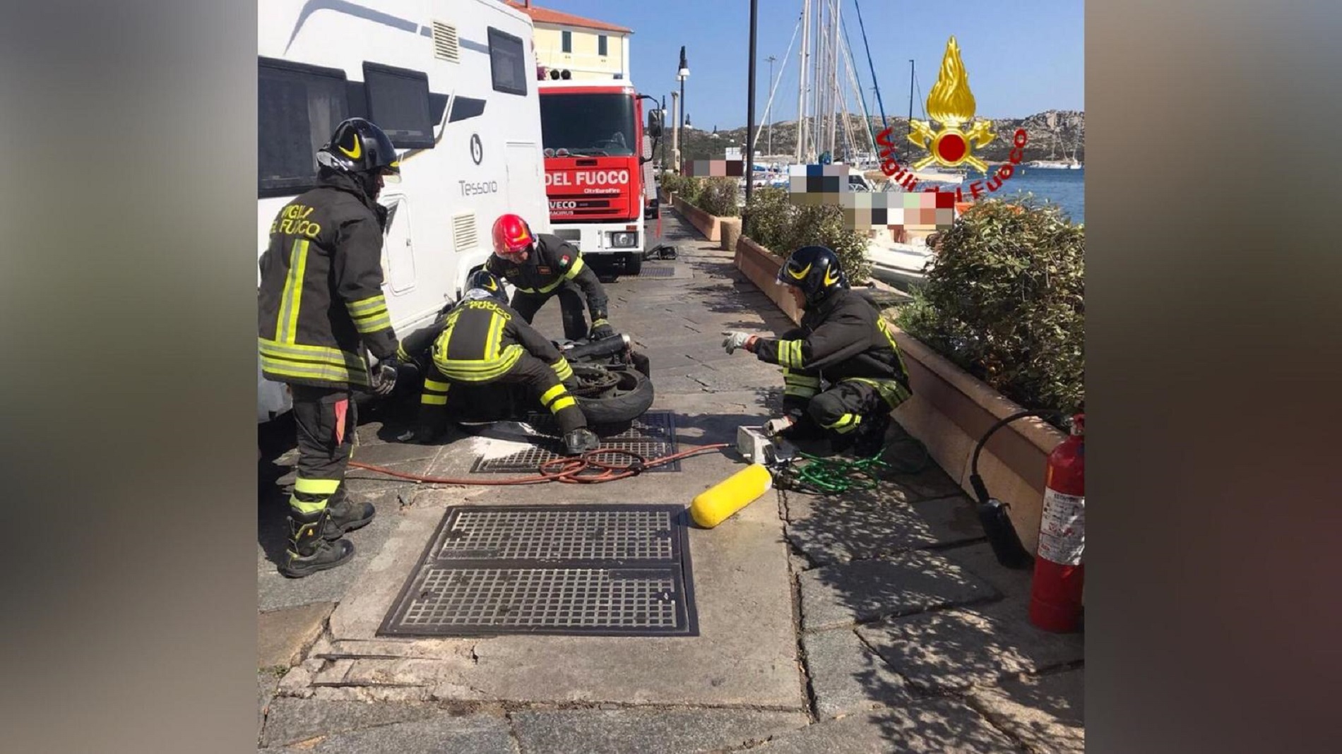 La Maddalena, incidente stradale: motociclista all'ospedale
